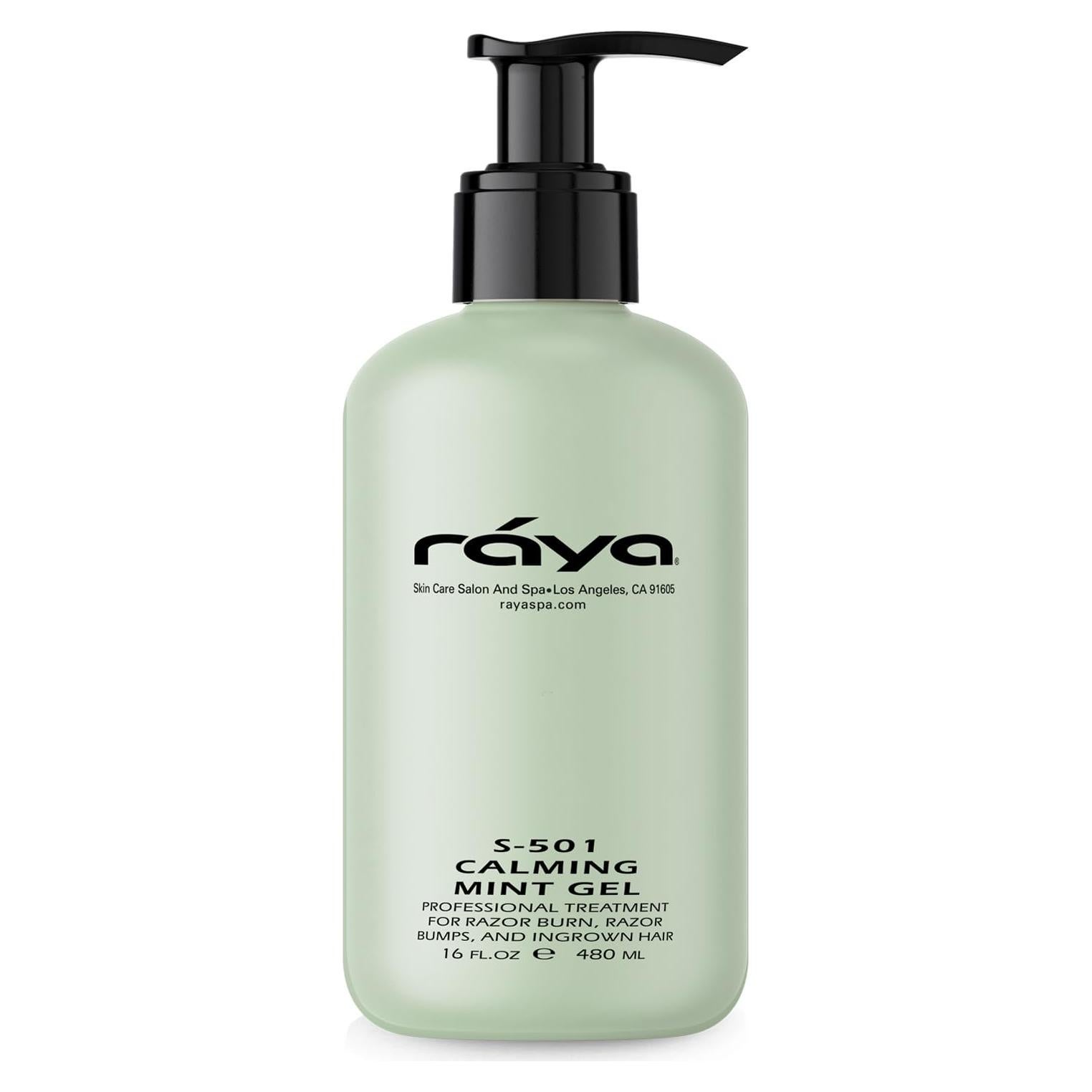 Gel Calmante de Menta RAYA 473 ml | Suavizante para Afeitar