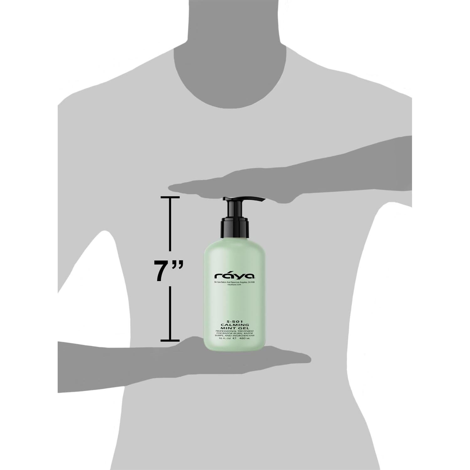 Gel Calmante de Menta RAYA 473 ml | Suavizante para Afeitar