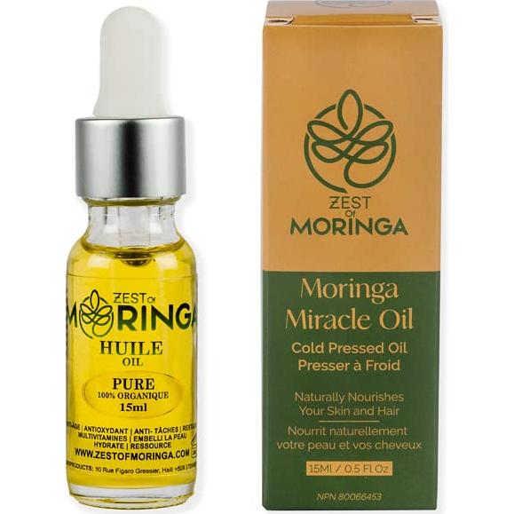 Aceite Facial de Moringa D.L Bio Products 15 ML 100% Puro