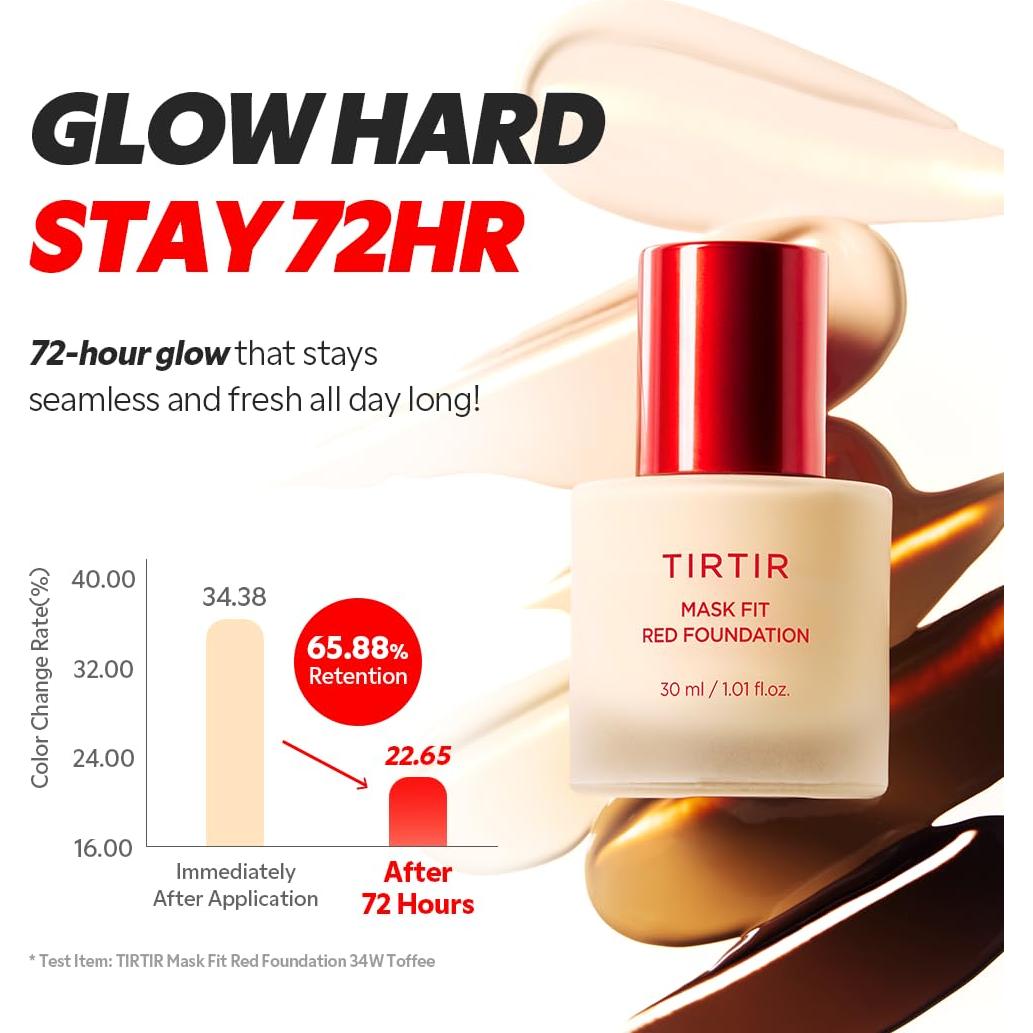 Base de Maquillaje TIRTIR 10C Concha 30ml Larga Duración