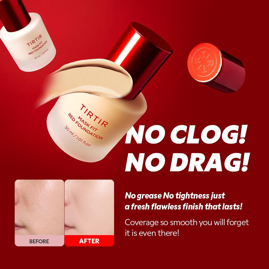 Base de Maquillaje TIRTIR 10C Concha 30ml Larga Duración