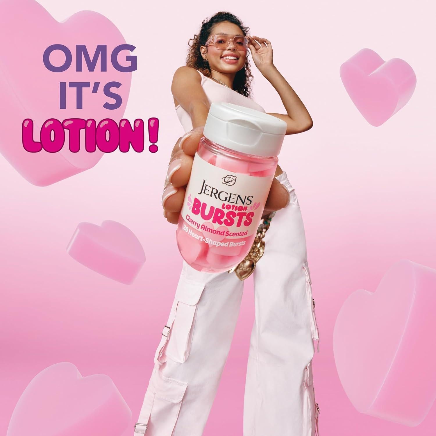 Estallidos de Hidratación Jergens Almendra y Cereza 38 Unidades