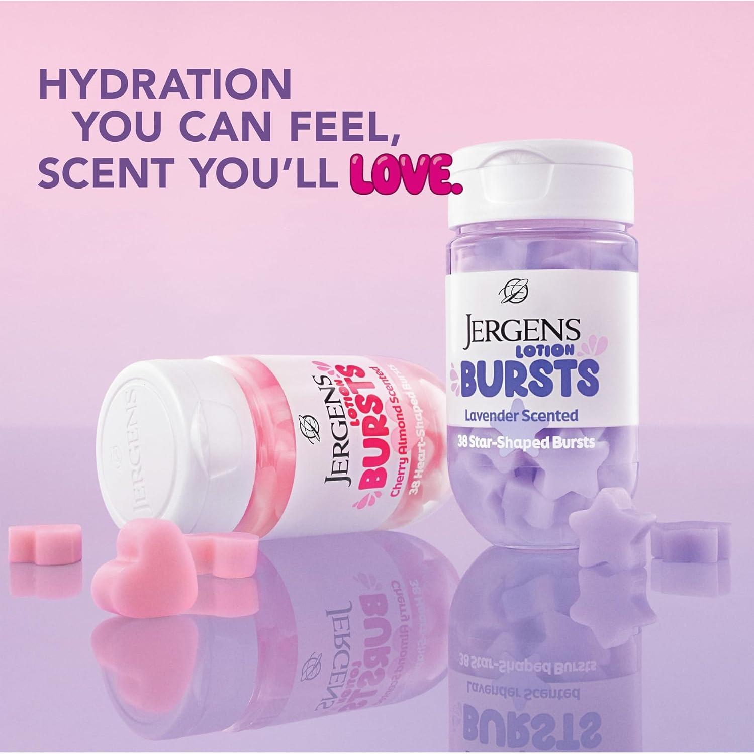 Estallidos de Hidratación Jergens Almendra y Cereza 38 Unidades