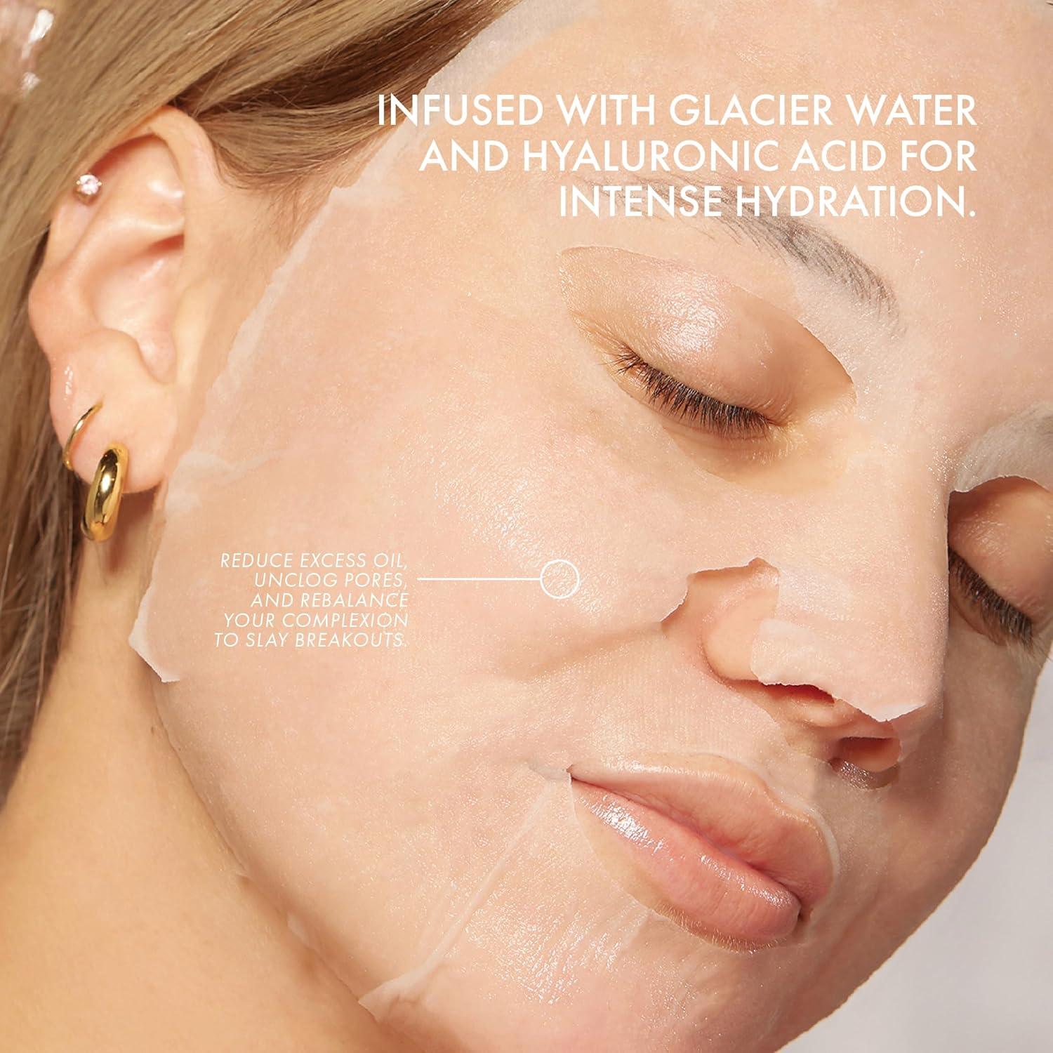 ESW Beauty Liquid Death Limited Edition Mango Chainsaw Face Mask – Blemish Control Sheet Mask with Mango Seed & Tea Tree Extract