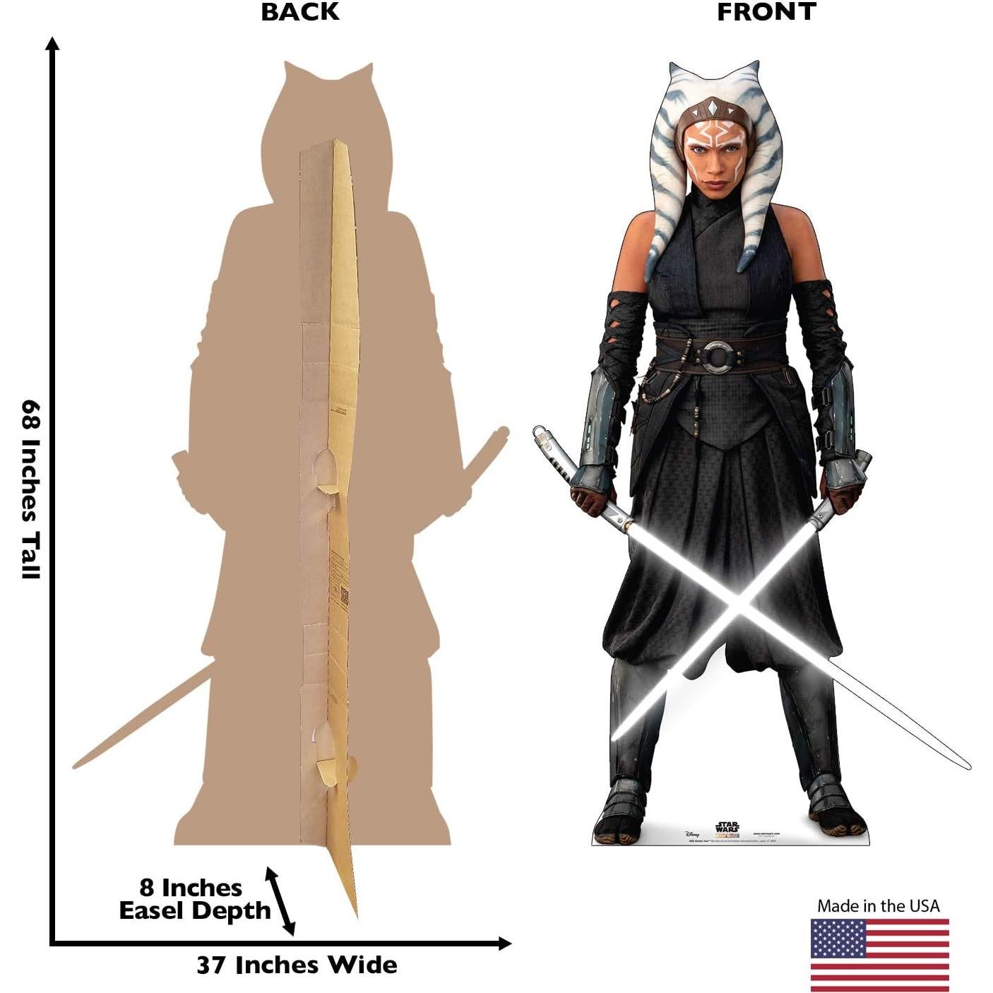 Recorte de cartón Ahsoka Tano 173x94 cm - Cardboard People