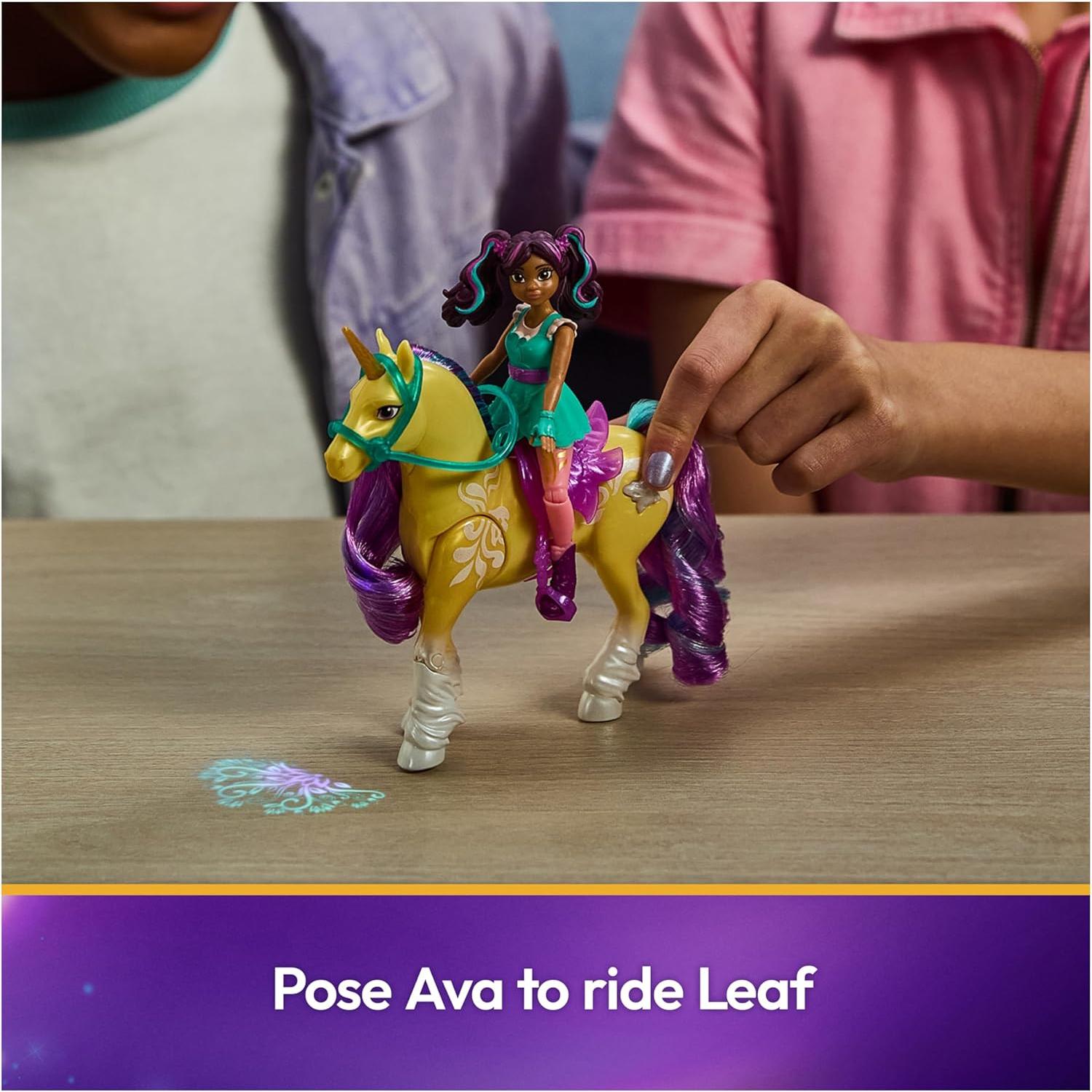 Academia Unicornio Spin Master - Ava y Hoja Mágica con Luz