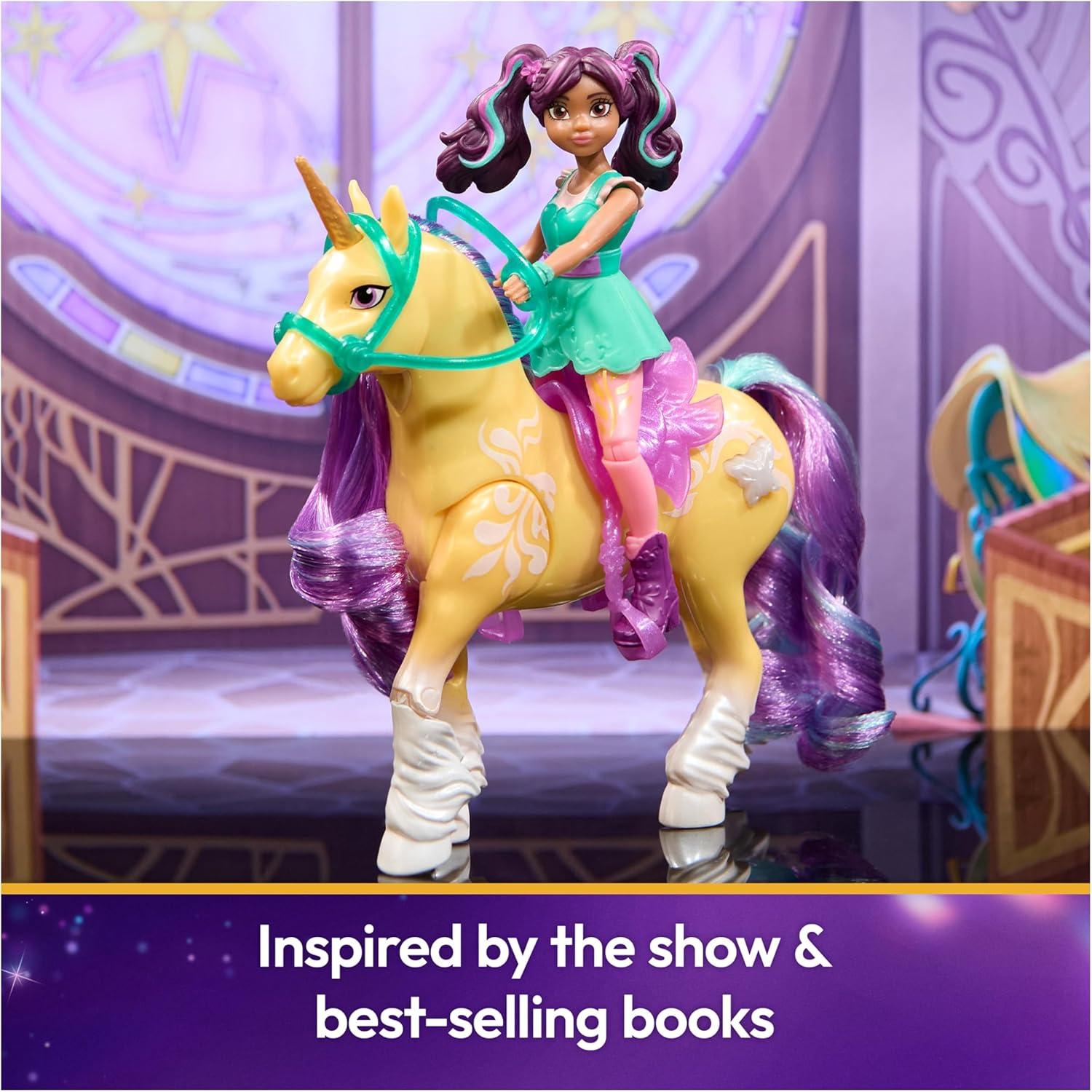 Academia Unicornio Spin Master - Ava y Hoja Mágica con Luz