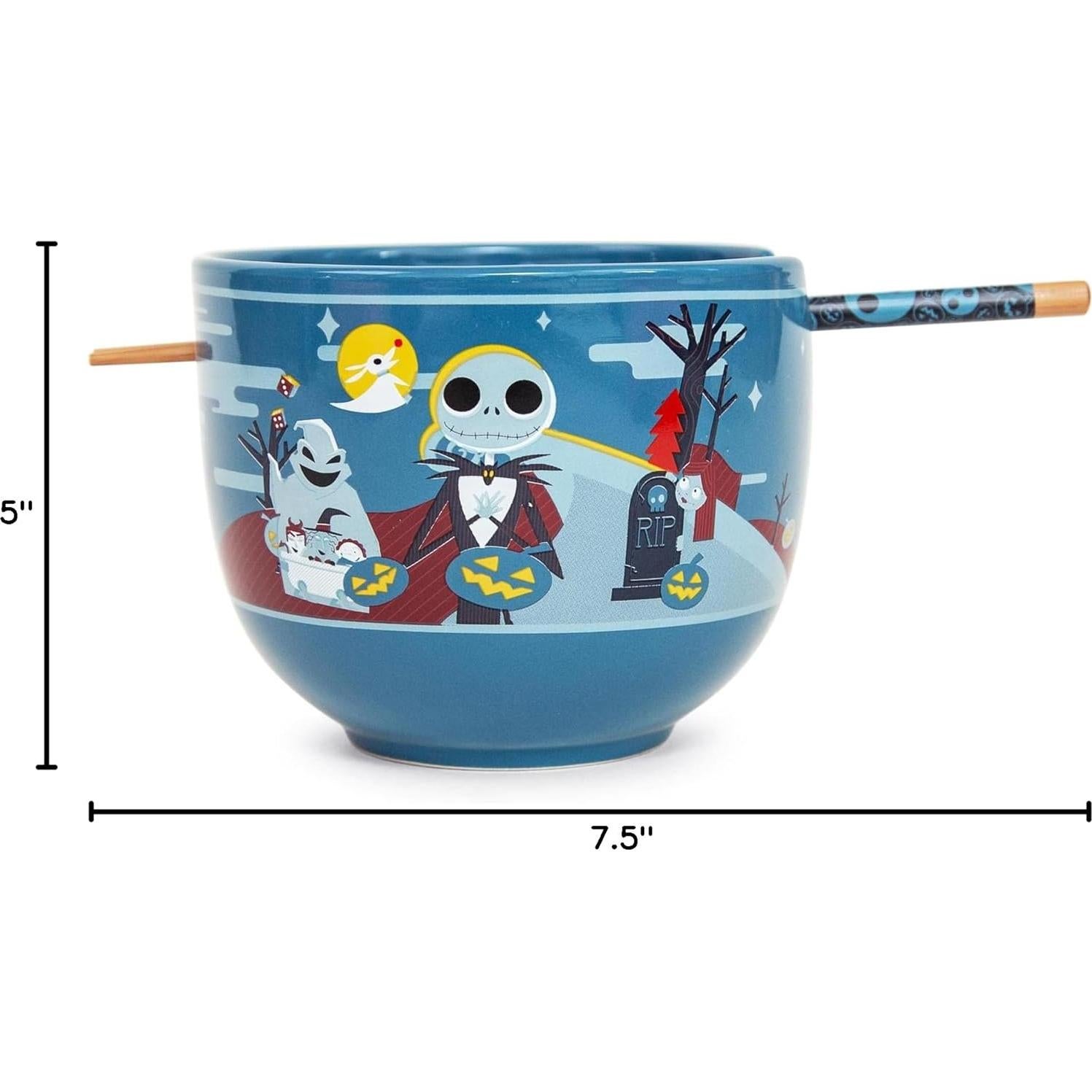 Juego de Vajilla Cerámica Disney Jack Skellington 20 oz