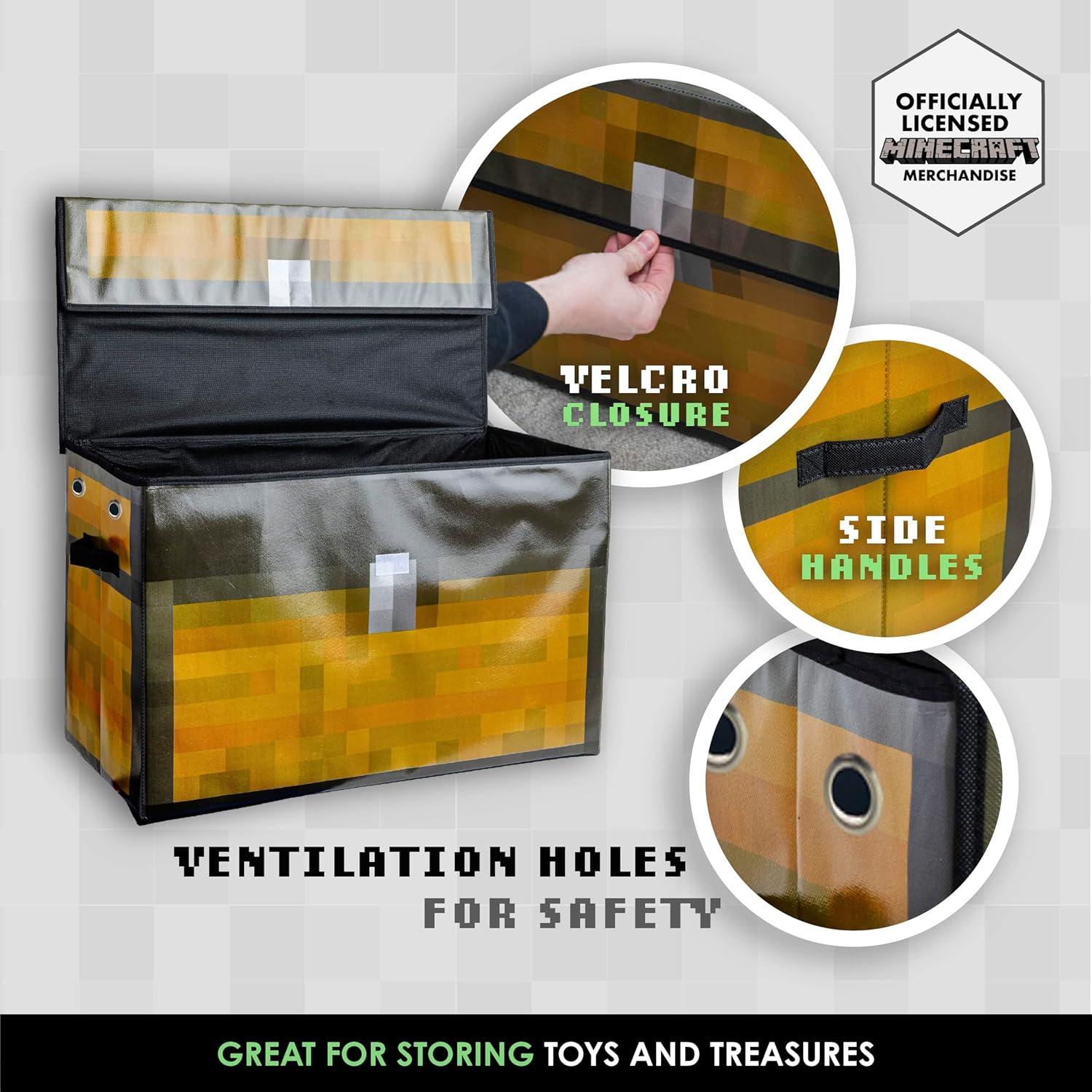 Cofre de Almacenamiento de Tela Paladone Minecraft 80L