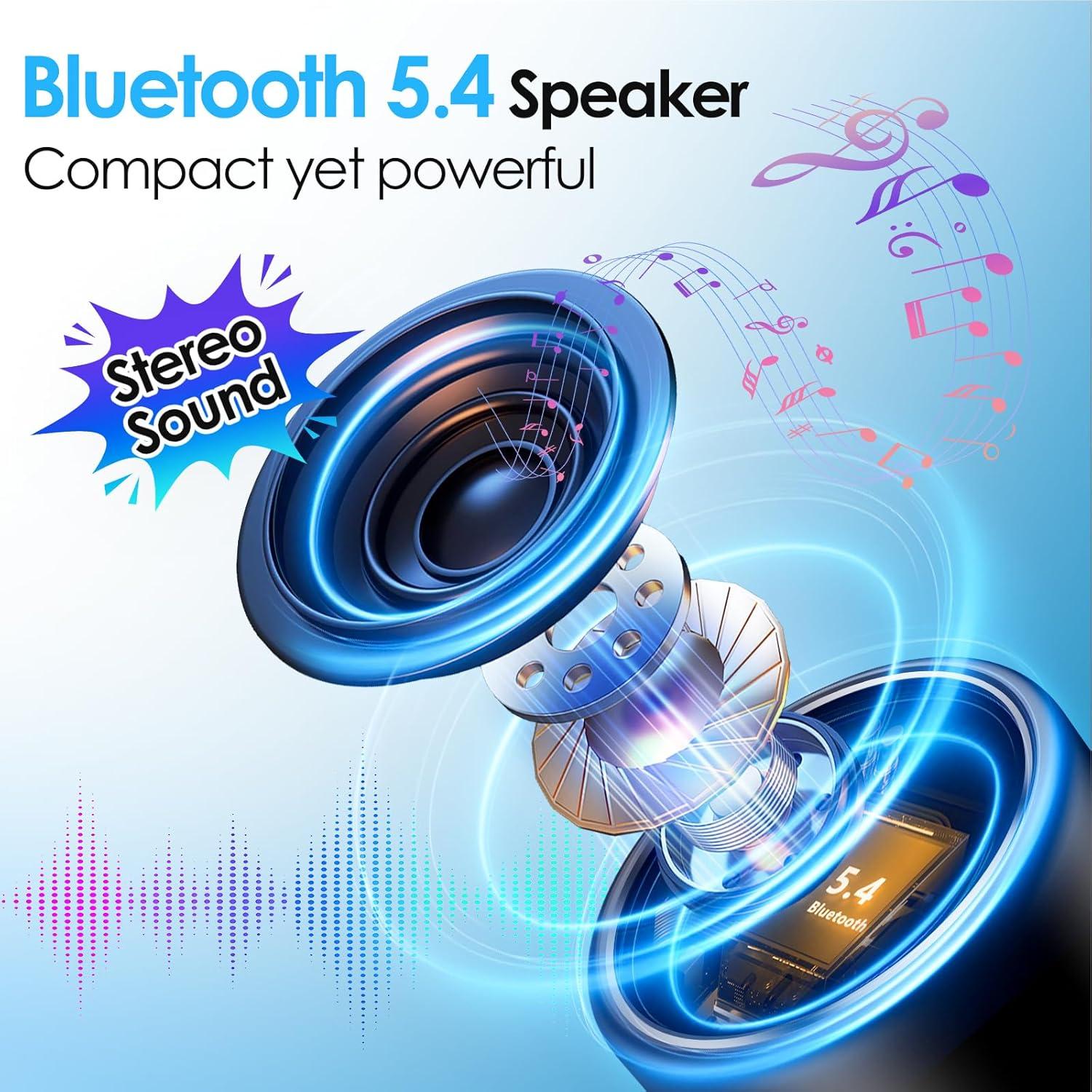 Altavoz Bluetooth Portátil Keransean E09B 5W 12H Negro
