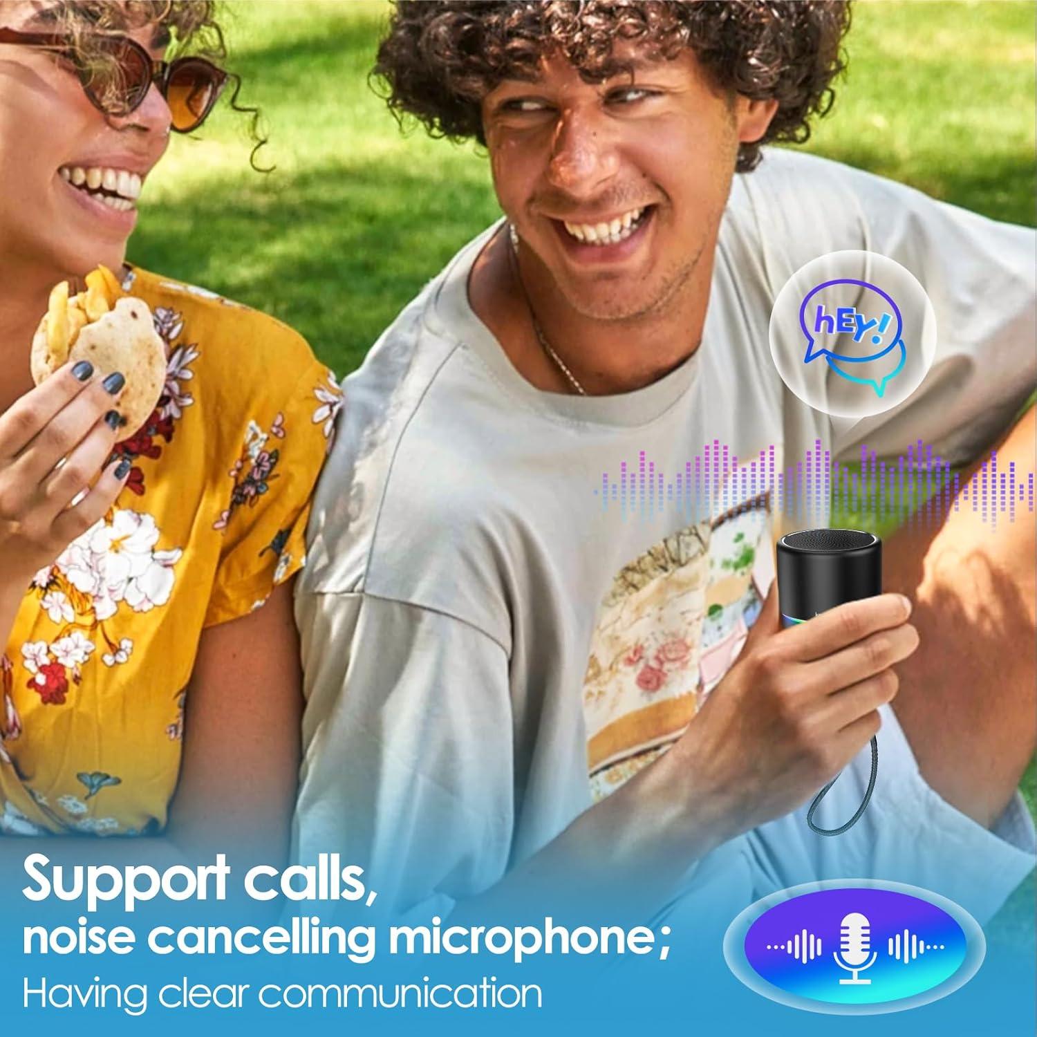 Altavoz Bluetooth Portátil Keransean E09B 5W 12H Negro