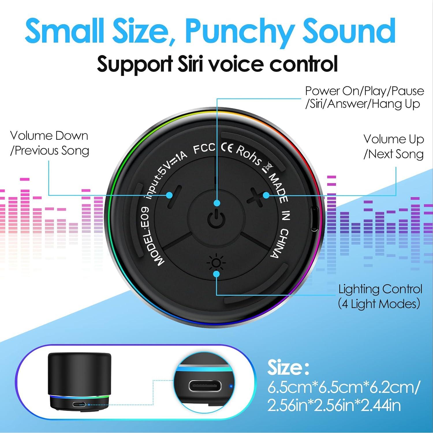 Altavoz Bluetooth Portátil Keransean E09B 5W 12H Negro