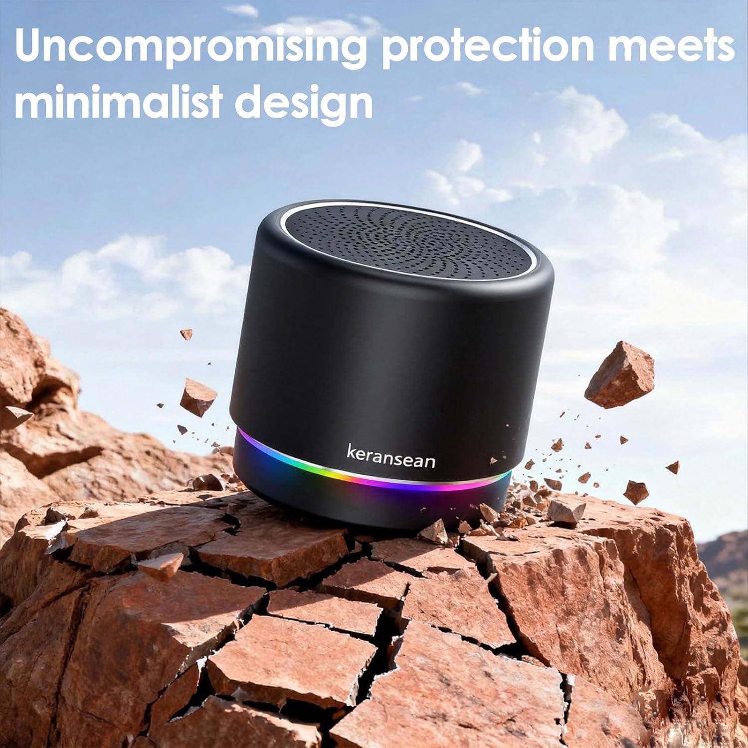 Altavoz Bluetooth Portátil Keransean E09B 5W 12H Negro