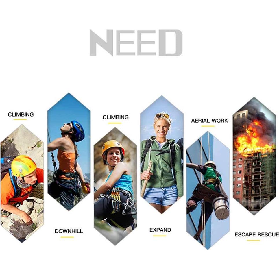 Cinturón de Escalada HandAcc Profesional 80-130cm 25KN