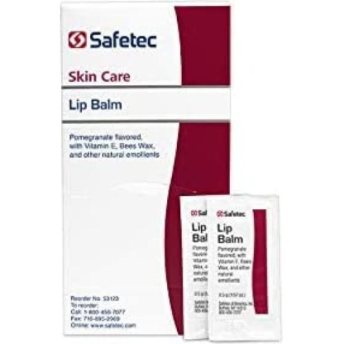Bálsamo Labial Safetec Sabor Granada 144 Unidades Hidratante