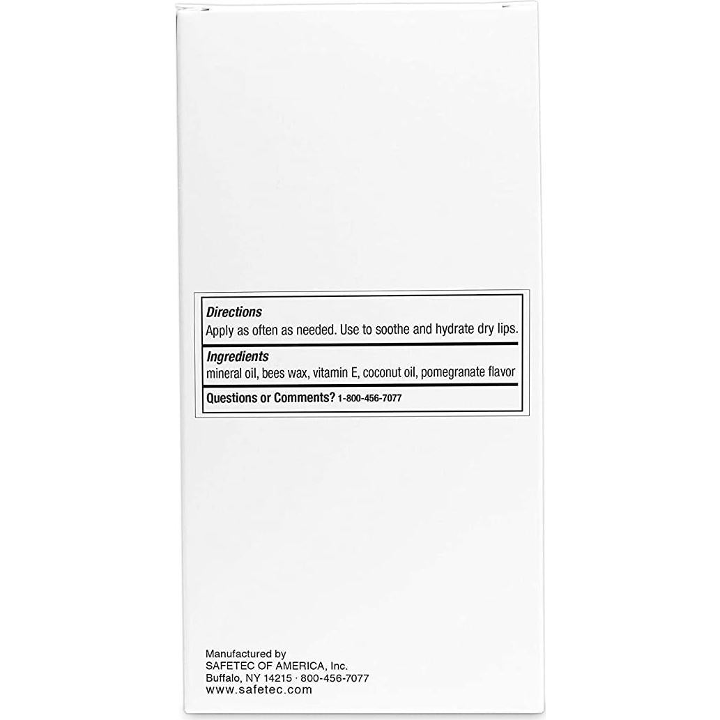 Bálsamo Labial Safetec Sabor Granada 144 Unidades Hidratante