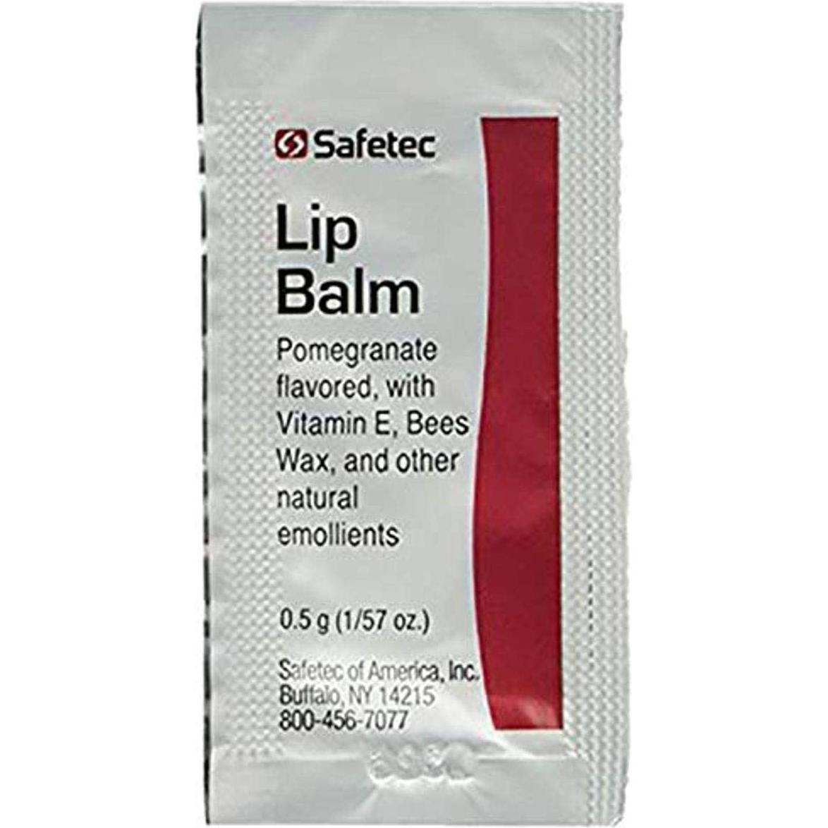 Bálsamo Labial Safetec Sabor Granada 144 Unidades Hidratante