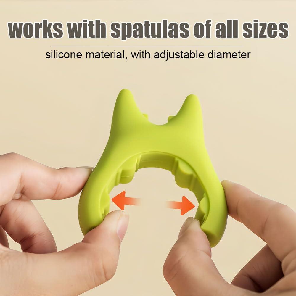 Soporte para Cucharas y Espátulas MiOYOOW 4 Piezas Silicona