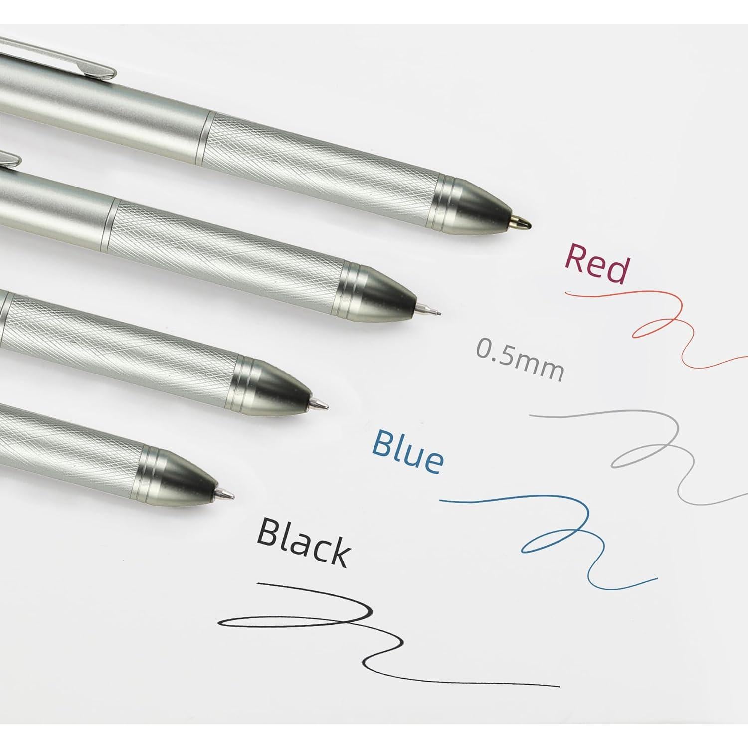 Bolígrafo Multicolor 4 en 1 YUNCHUN con Lápiz Mecánico 0.5mm