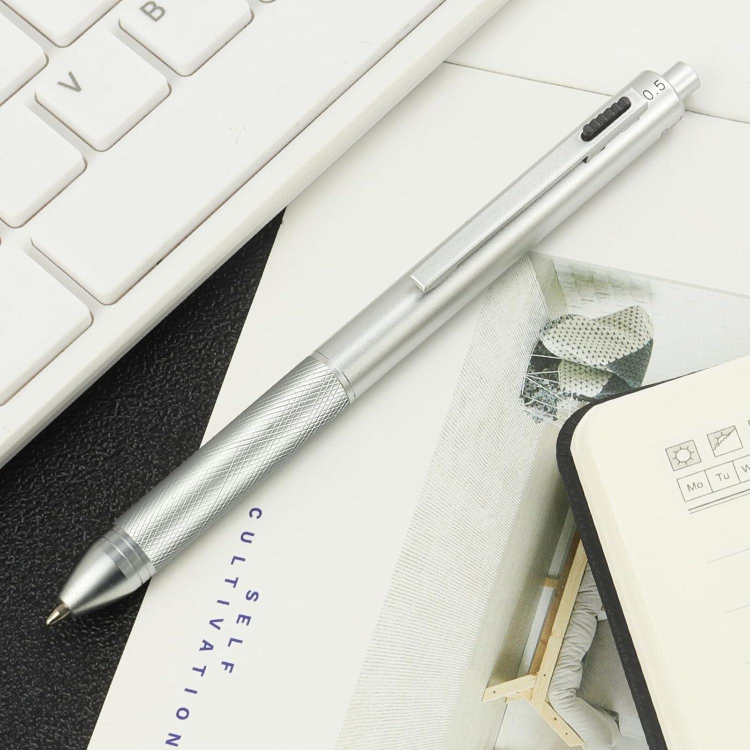 Bolígrafo Multicolor 4 en 1 YUNCHUN con Lápiz Mecánico 0.5mm