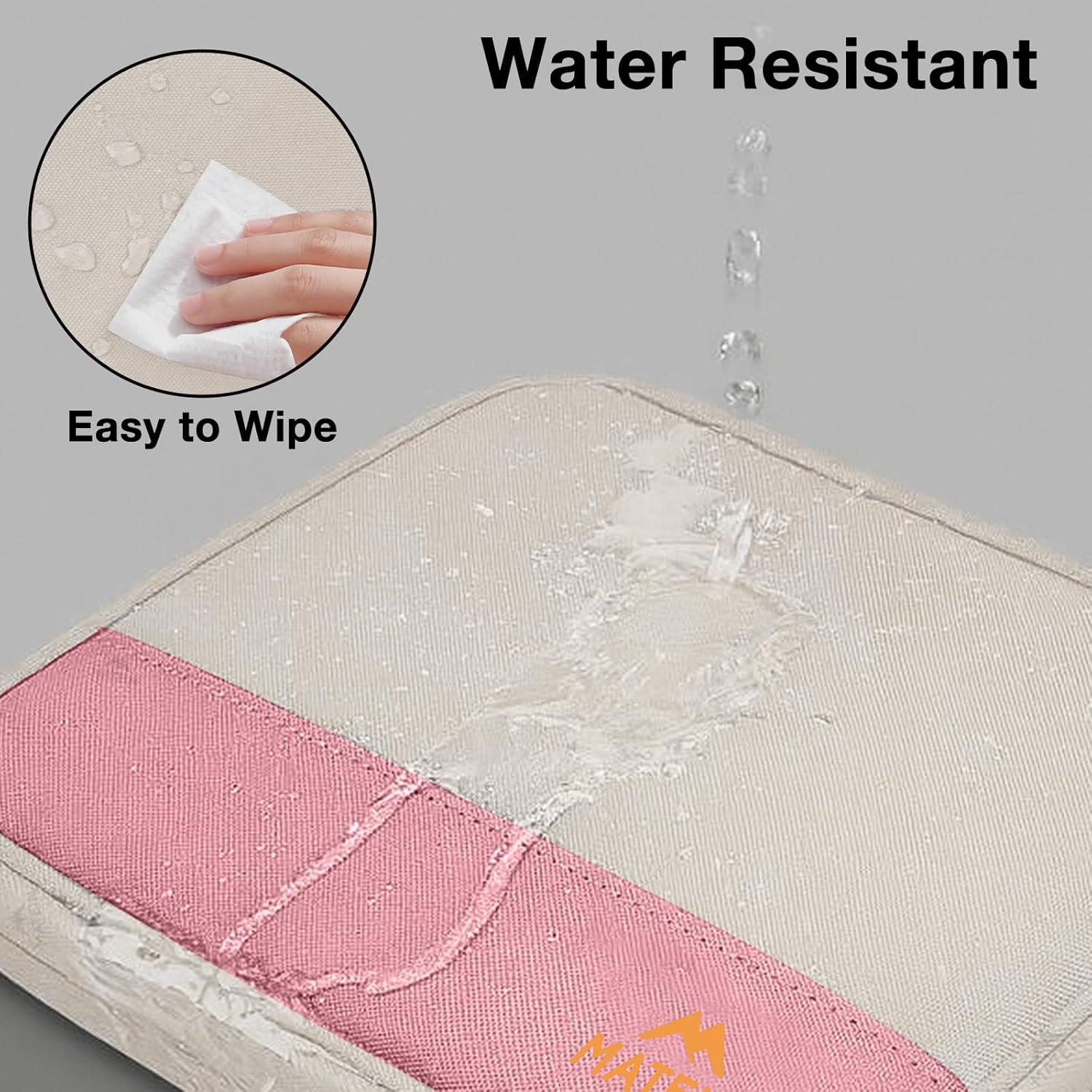 Estuche Organizador de Cables MATEIN 2 Pack Beige Resistente