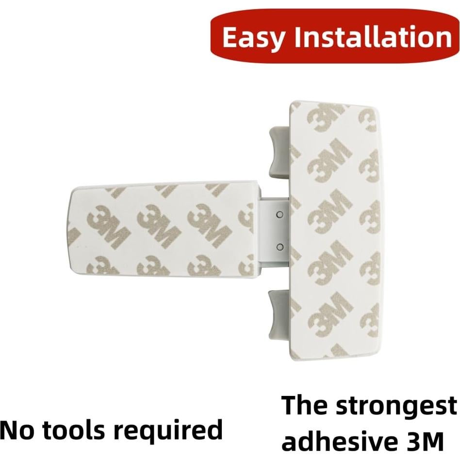 Candado de Refrigerador a Prueba de Niños con Código - 2 Unidades