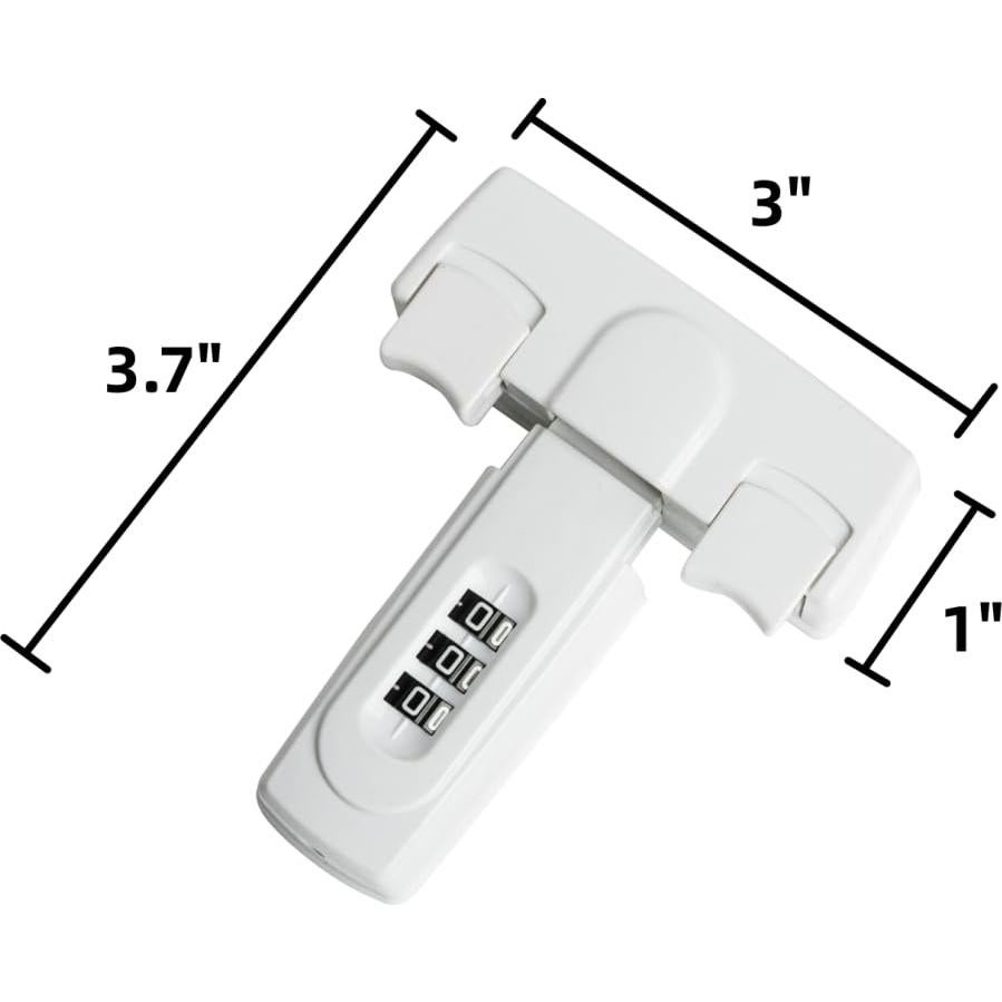 Candado de Refrigerador a Prueba de Niños con Código - 2 Unidades