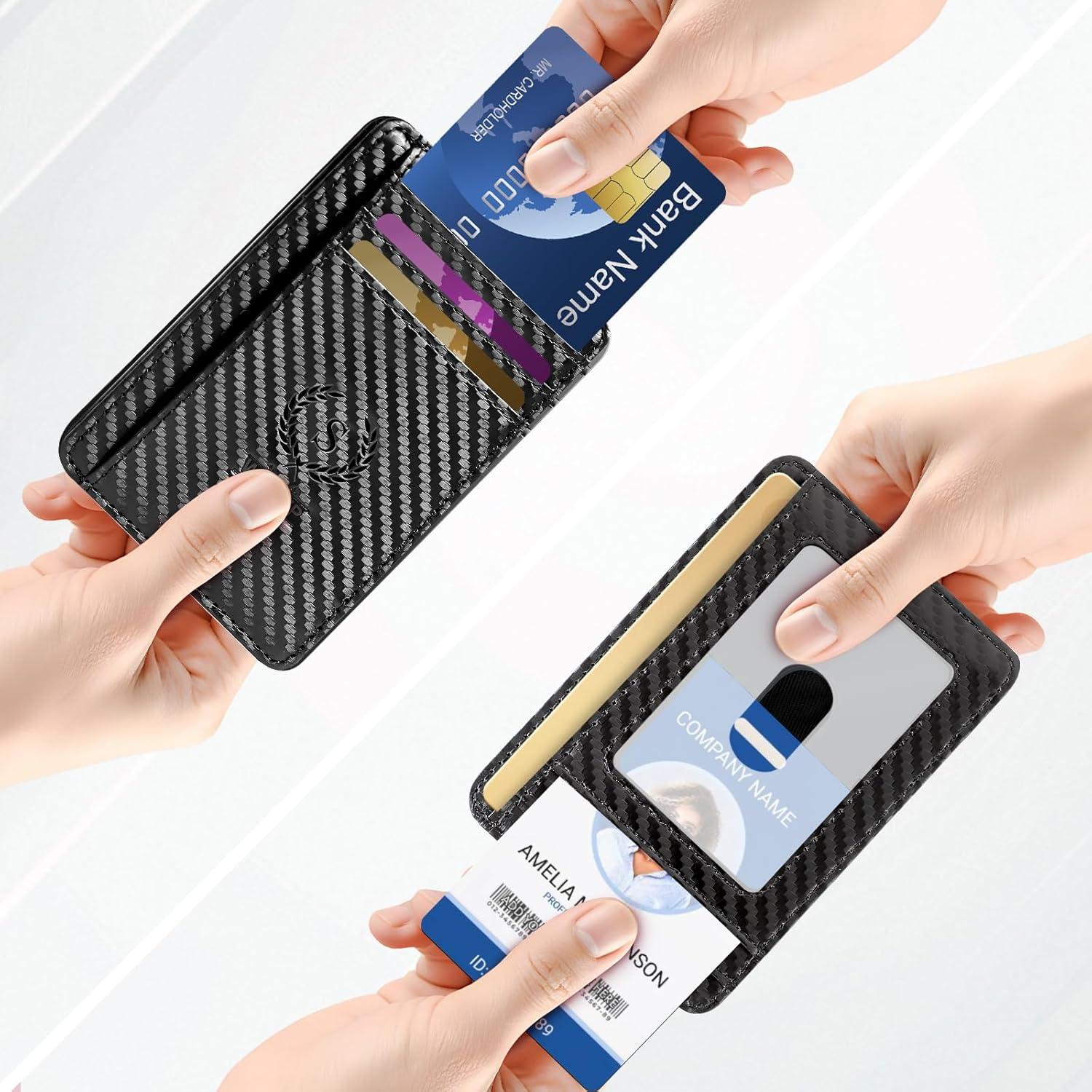 Cartera Personalizada WEMVP con Inicial y Bloqueo RFID - 11.4x8cm