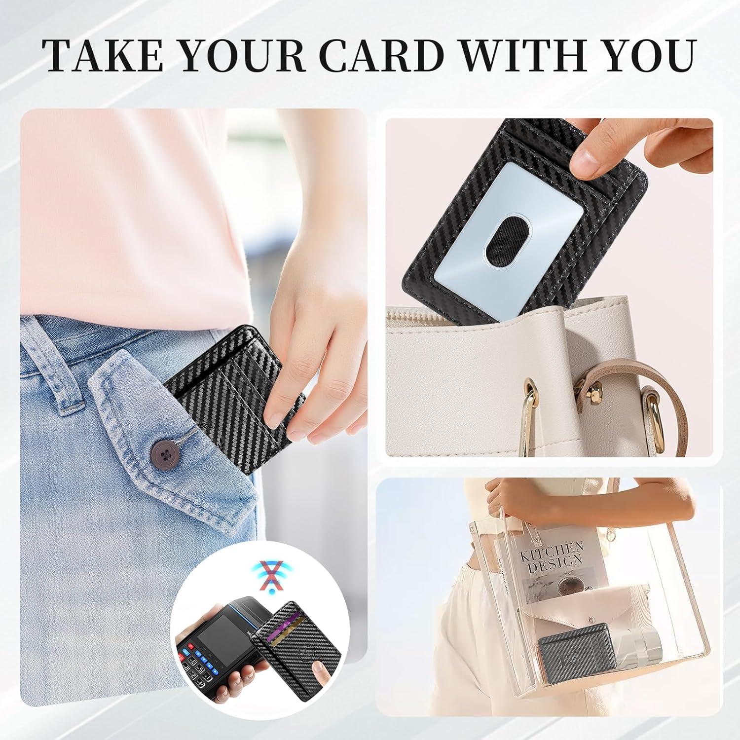 Cartera Personalizada WEMVP con Inicial y Bloqueo RFID - 11.4x8cm