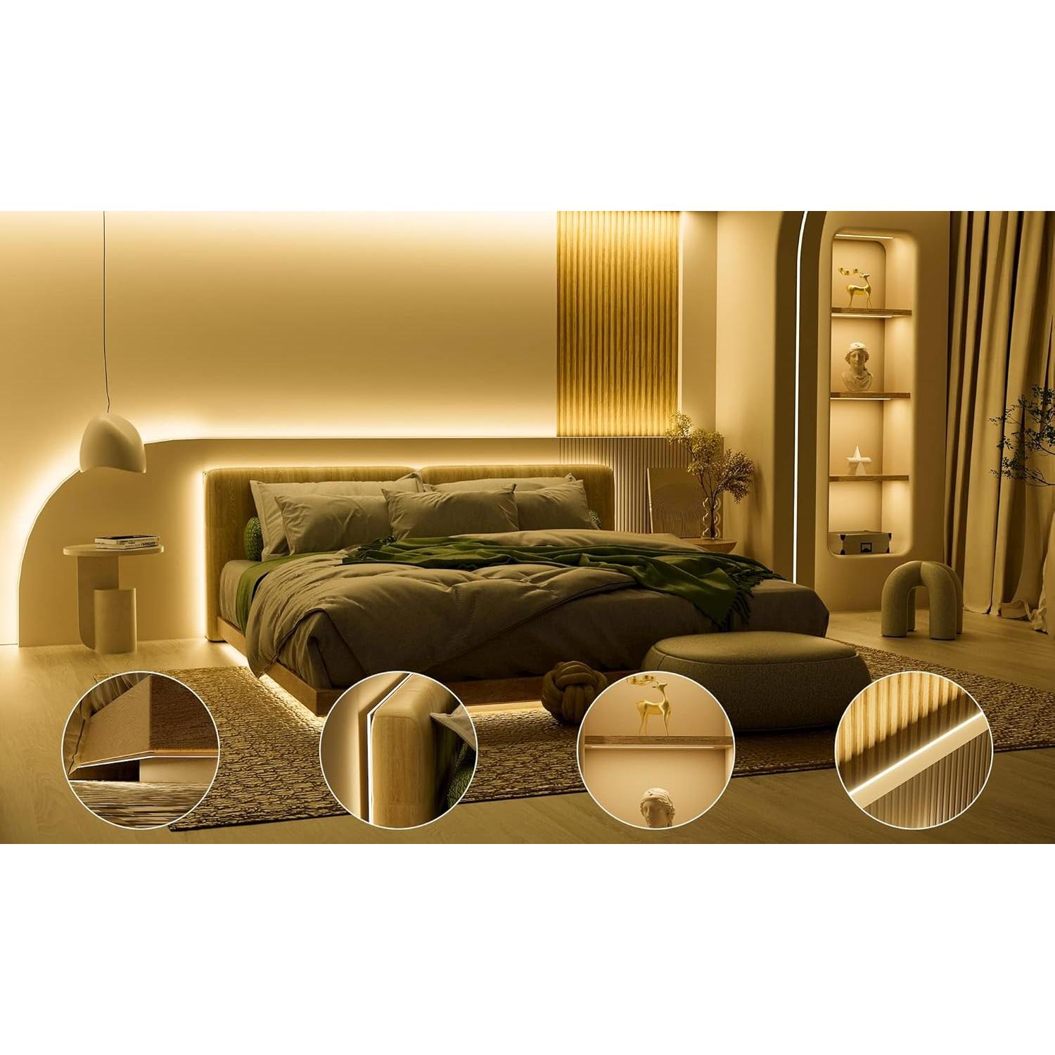 Tira LED COB PAUTIX 5m 3000K Blanco Cálido 504 LEDs/m