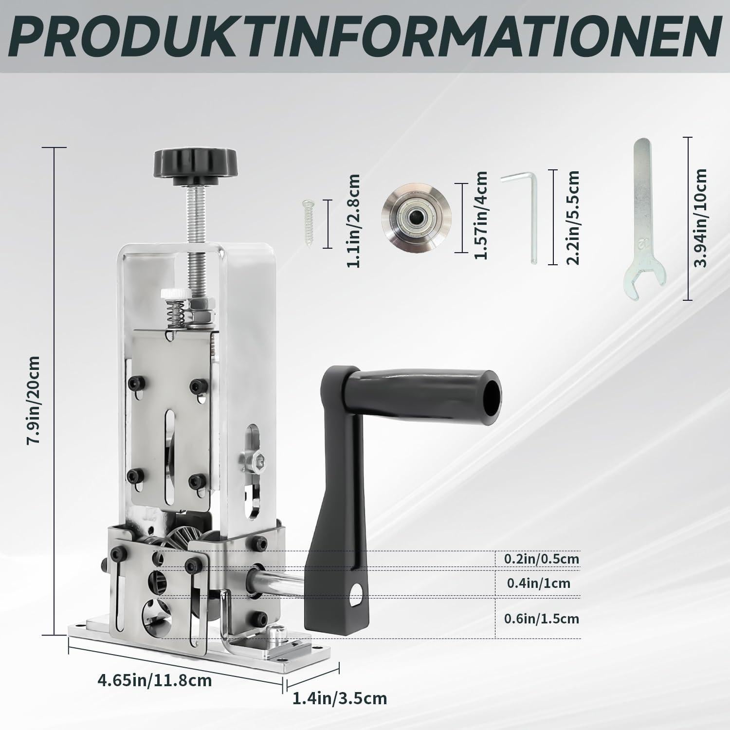 Destripador de Cables LILOOVKE BXJ-YS-DE 1-25mm Plata