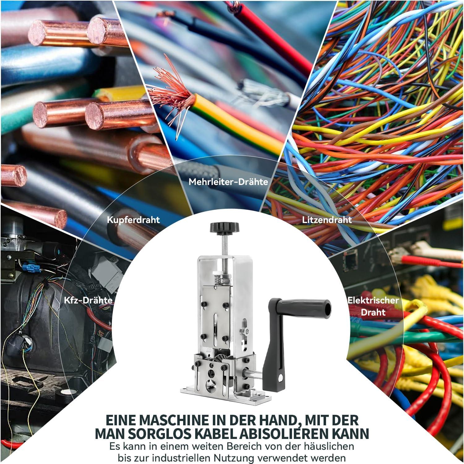 Destripador de Cables LILOOVKE BXJ-YS-DE 1-25mm Plata