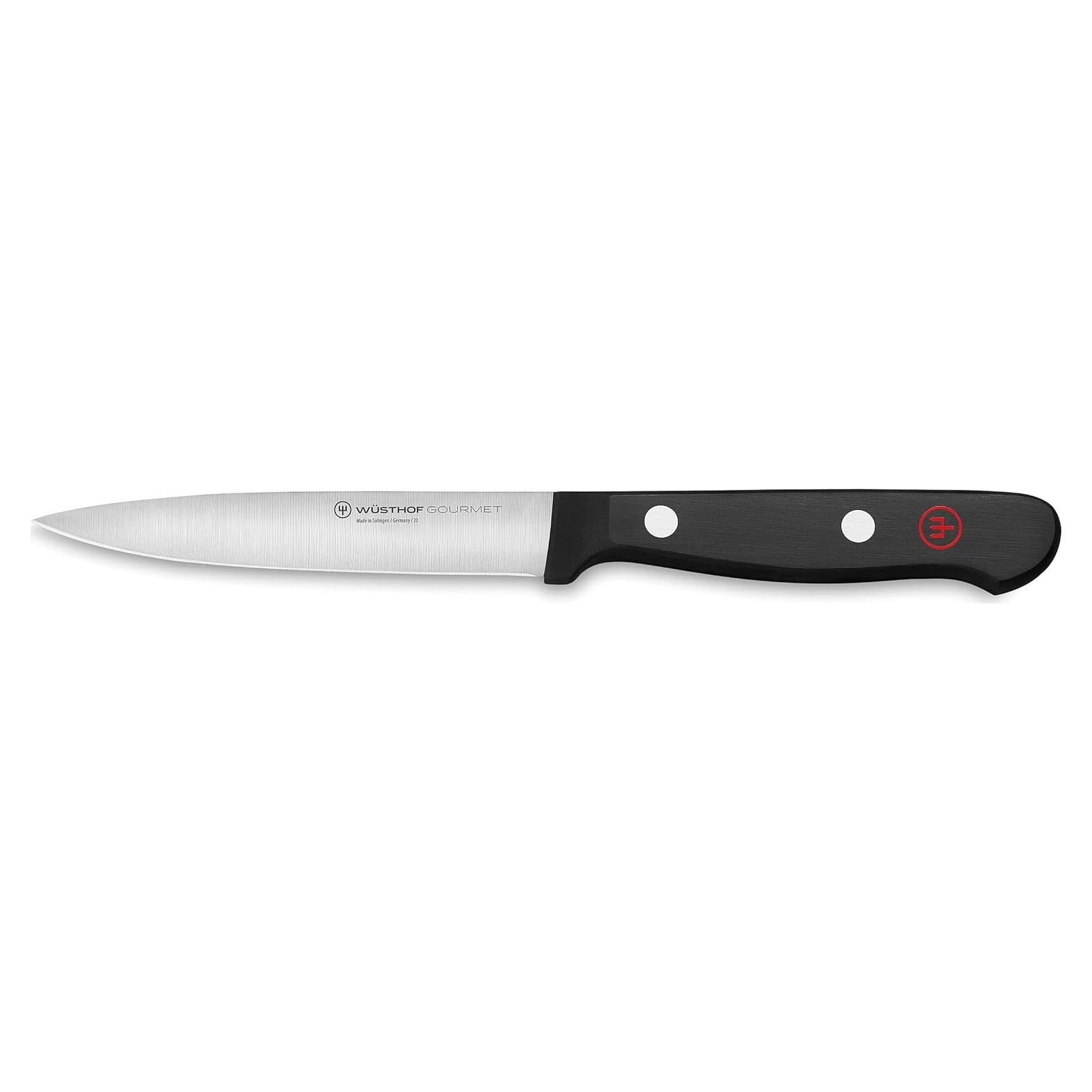 Cuchillo de Utilidad Wüsthof Gourmet 10.16 cm Negro