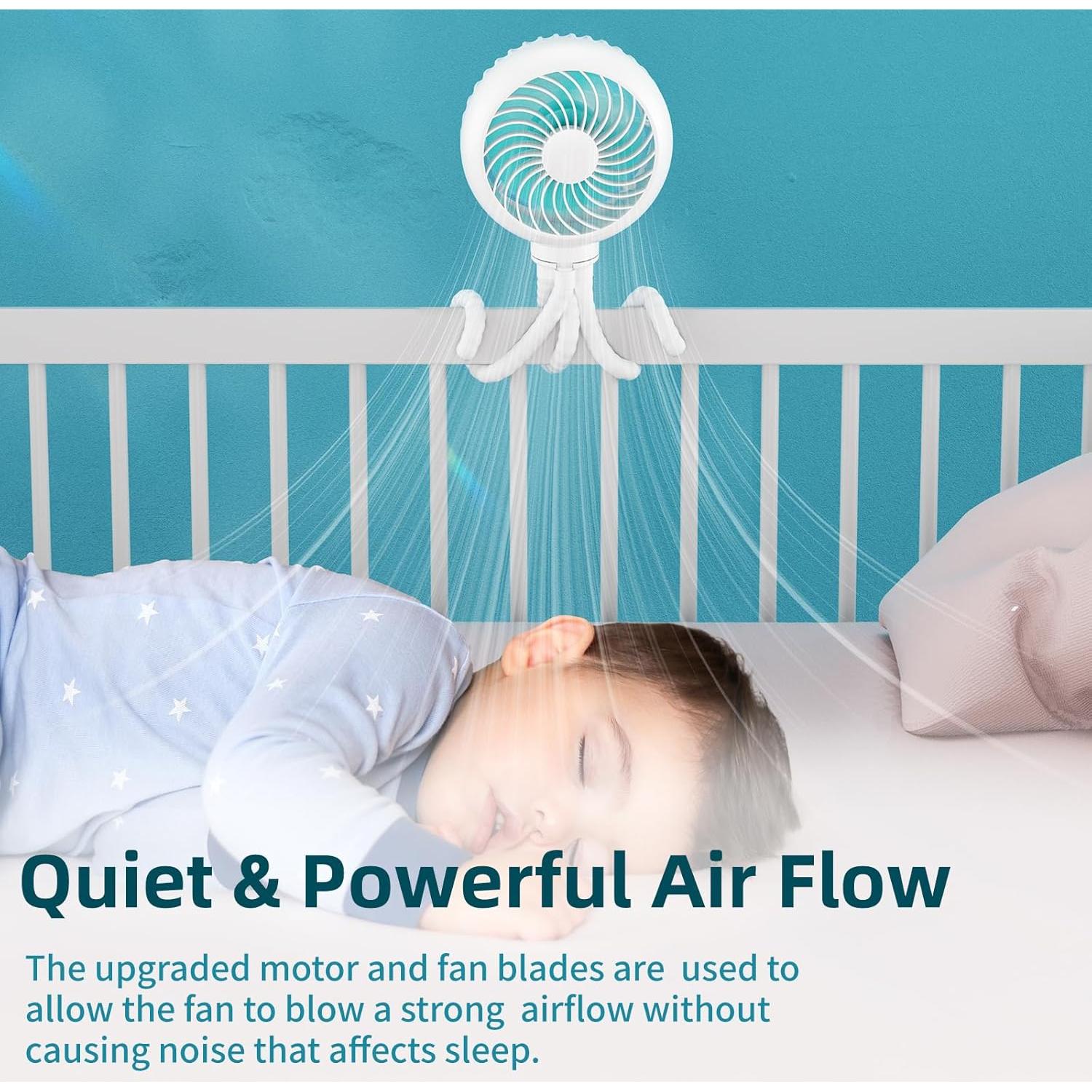 Ventilador Portátil HandFan HF382 Batería 4000mAh 31h