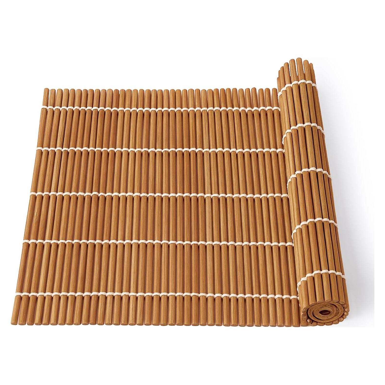 Estera de Bambú para Sushi KEPYDRMTF 24.13 cm Color Carbonizado