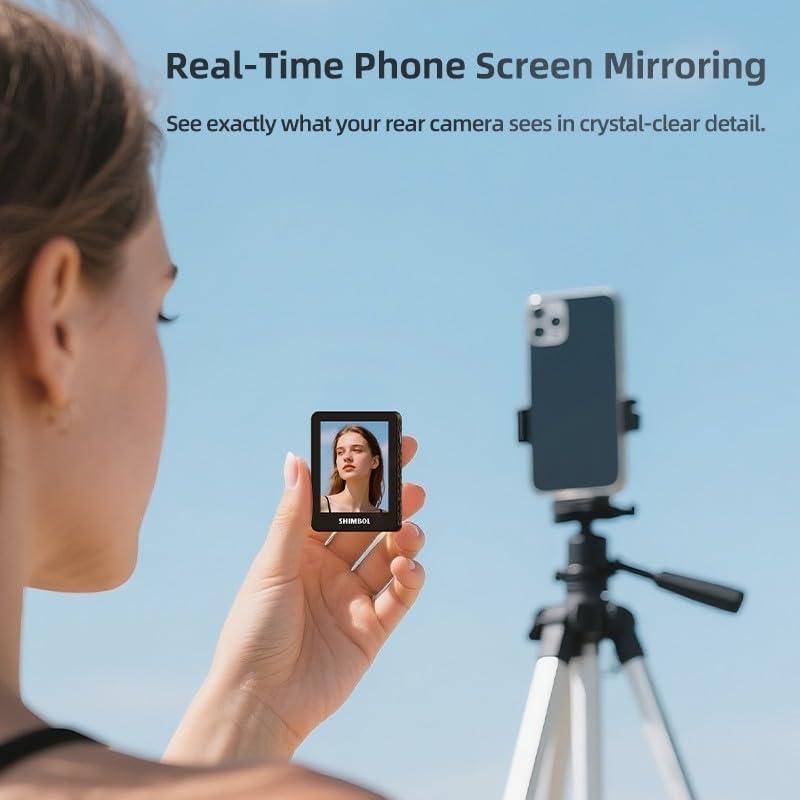 Monitor Selfie Inalámbrico Shimbol CP5 Mini 2 - Pantalla HD 2.4"