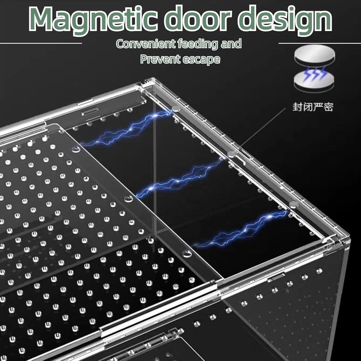 Terrario de Reptiles STELPAW Pequeño 20x15x10 cm Transparente