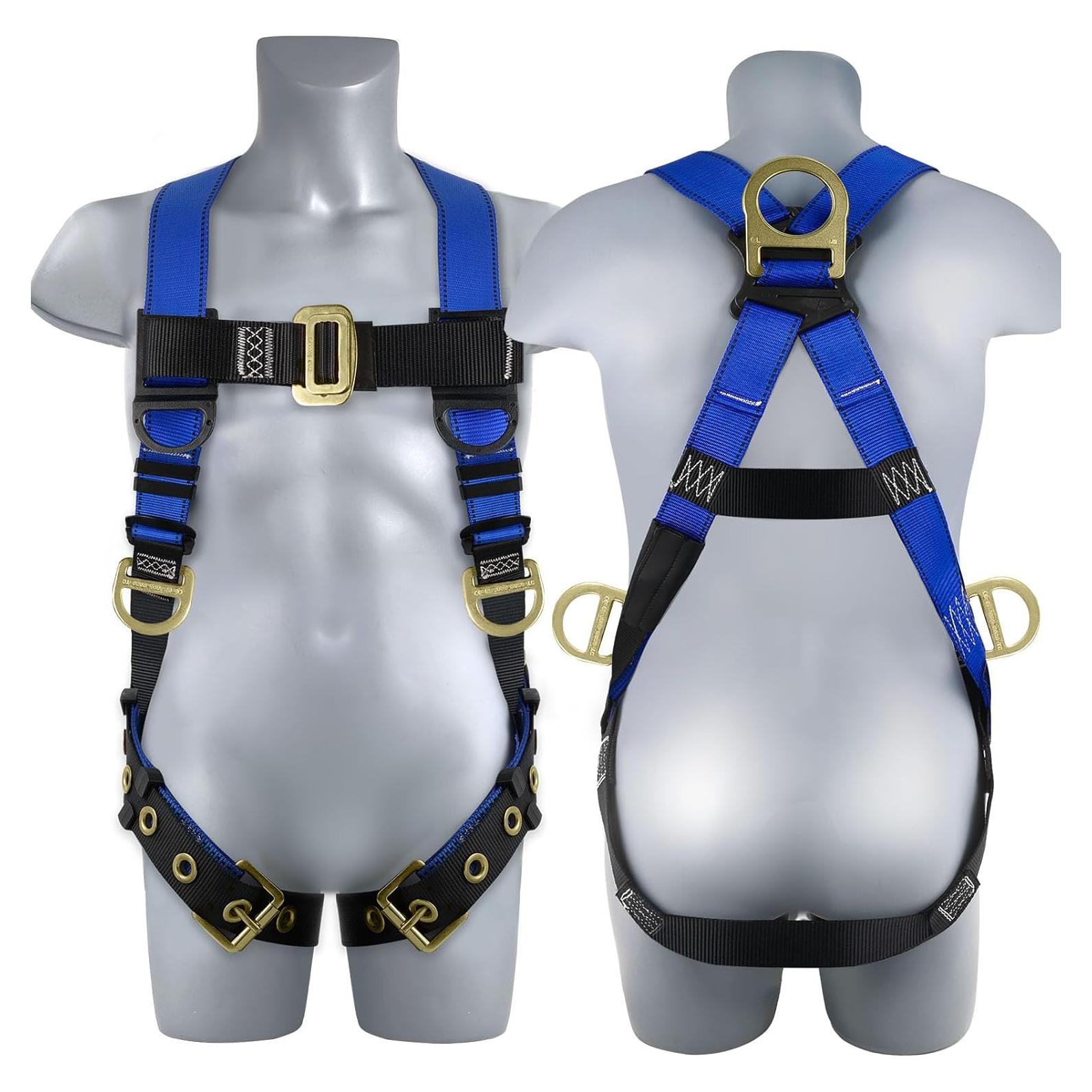 Arnés de Seguridad TRSMIMA Cuerpo Completo 5 Puntos Ajuste