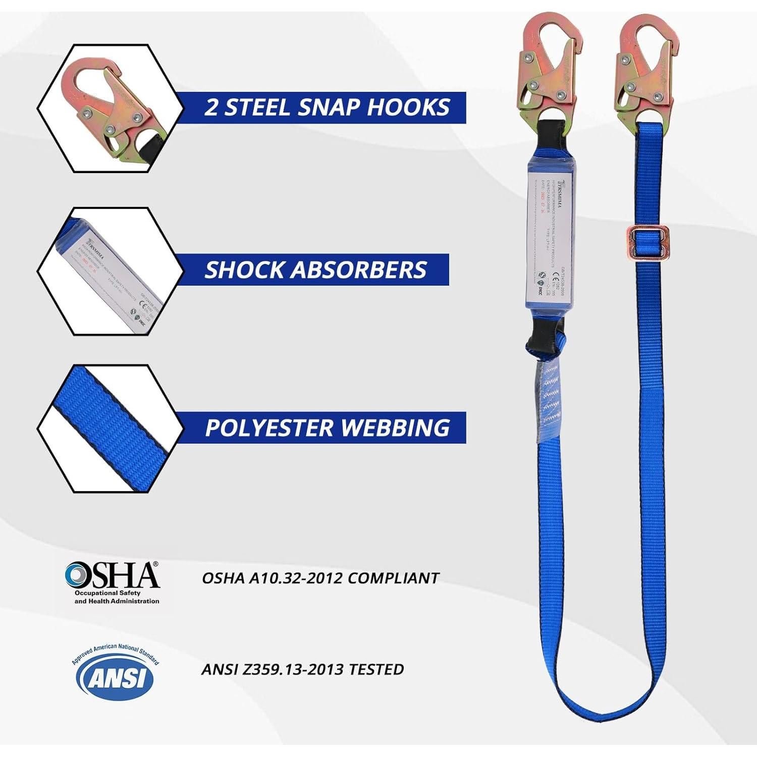 Arnés de Seguridad TRSMIMA Kit Completo para Construcción