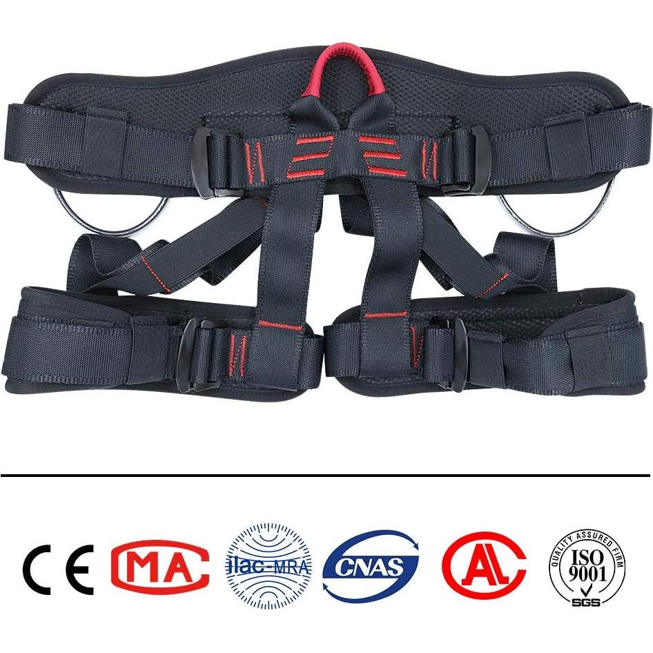 Arnés de Escalada X XBEN, Medio Cuerpo Ajustable Rojo