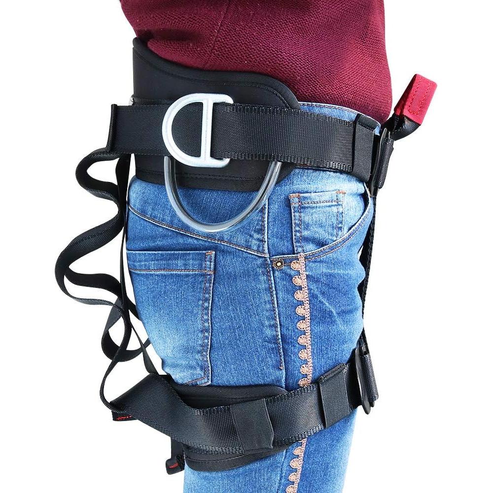 Arnés de Escalada X XBEN, Medio Cuerpo Ajustable Rojo