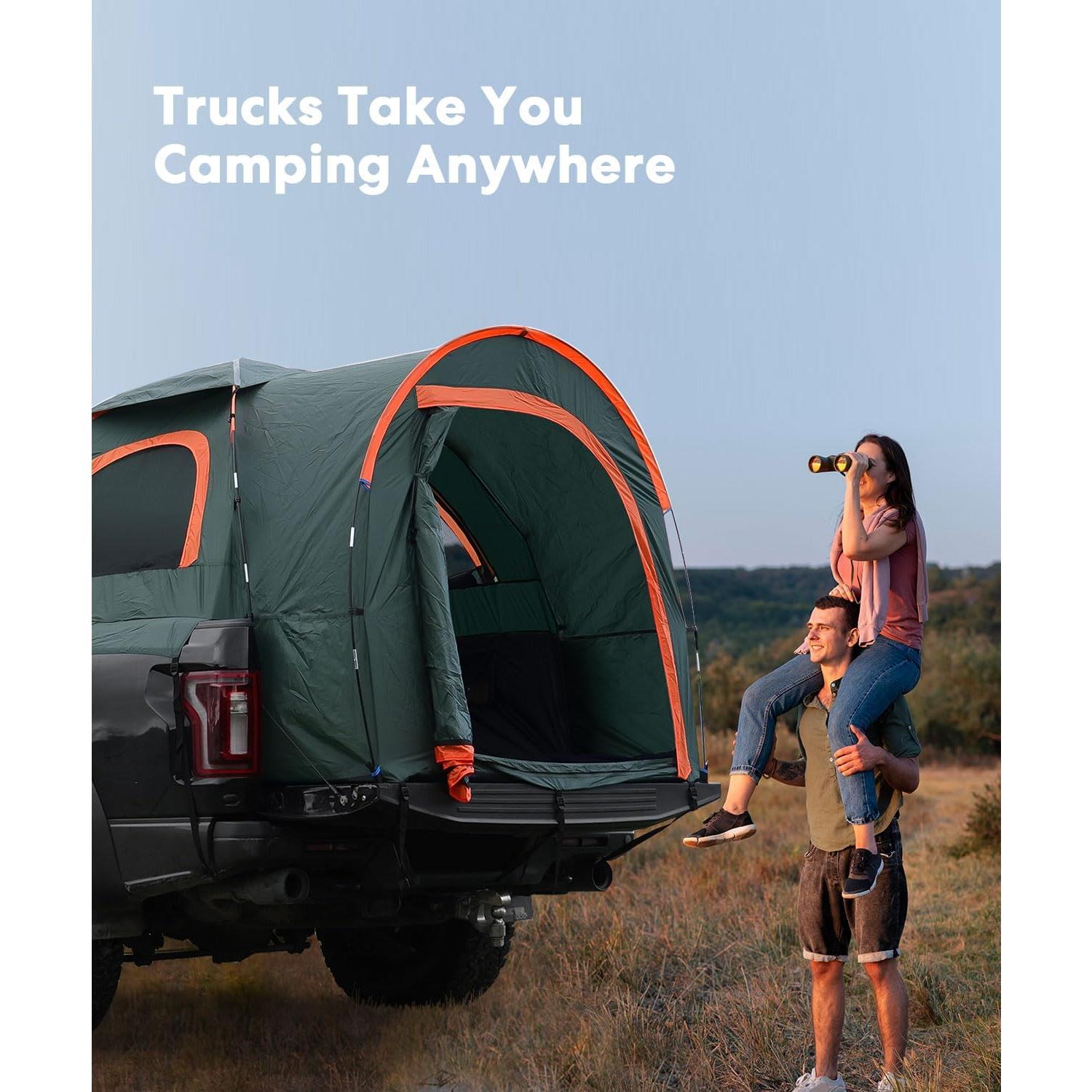 Tienda de Cama LIBERRWAY para Camiones Pickup 5.5-6ft Verde