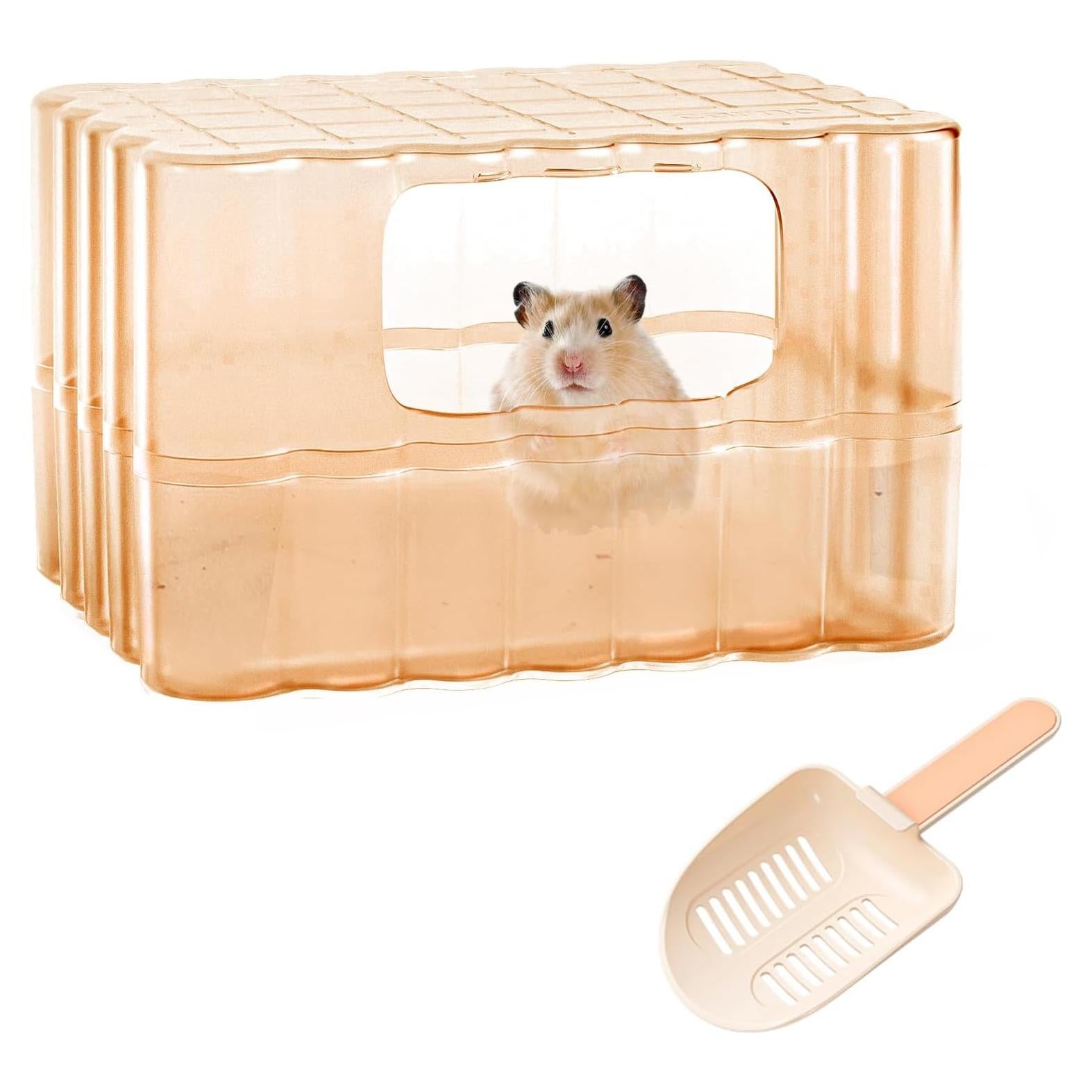 Contenedor de Baño de Arena para Hámster mini&moe Marrón