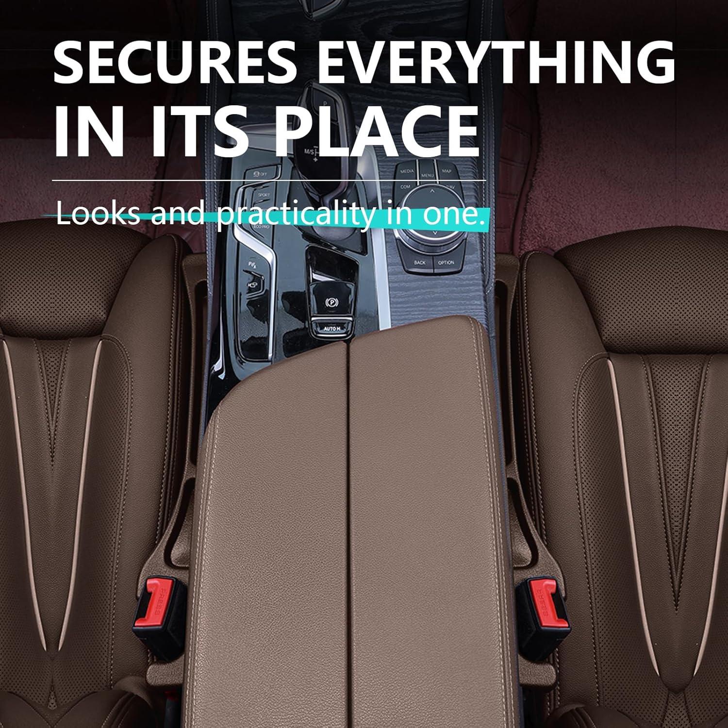 Relleno de Espacio entre Asientos de Auto ROCKHUGO Marrón