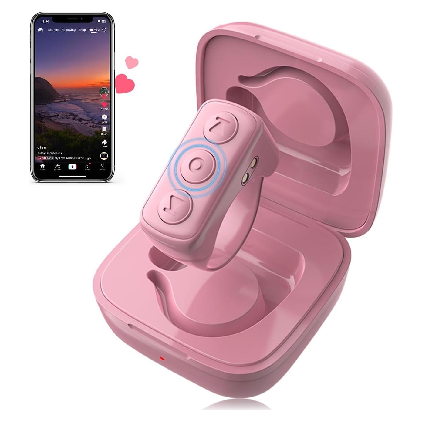 Anillo de Desplazamiento Remoto BIFTU D01 Pro Rosa