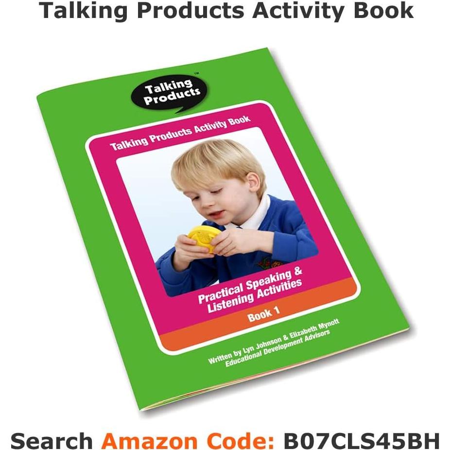 Latas de Sonido Grabables Productos que Hablan, Paquete de 3, Amarillo, 20 Segundos