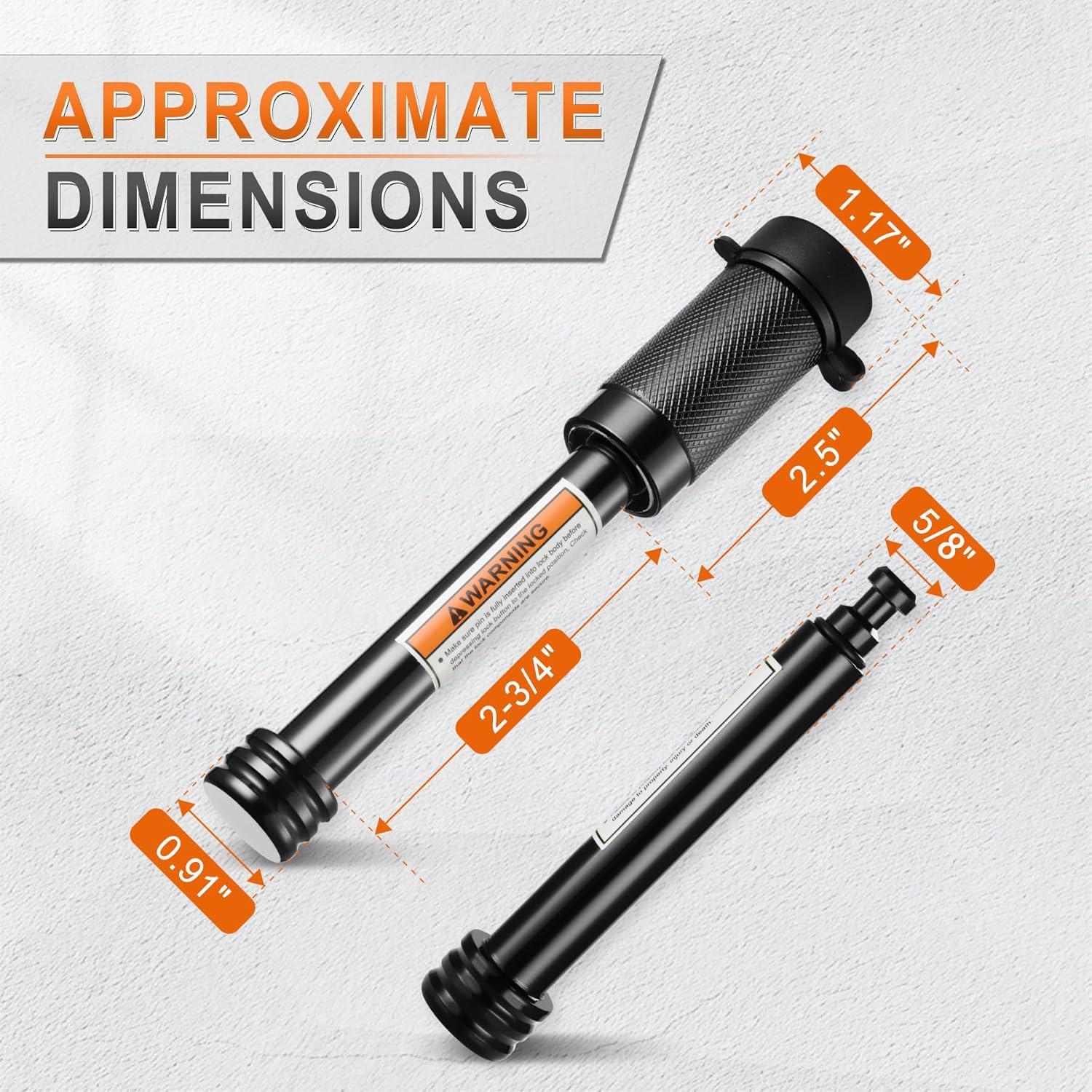 Cerradura de Enganche JUSTTOP 5/8" Diámetro para Remolque