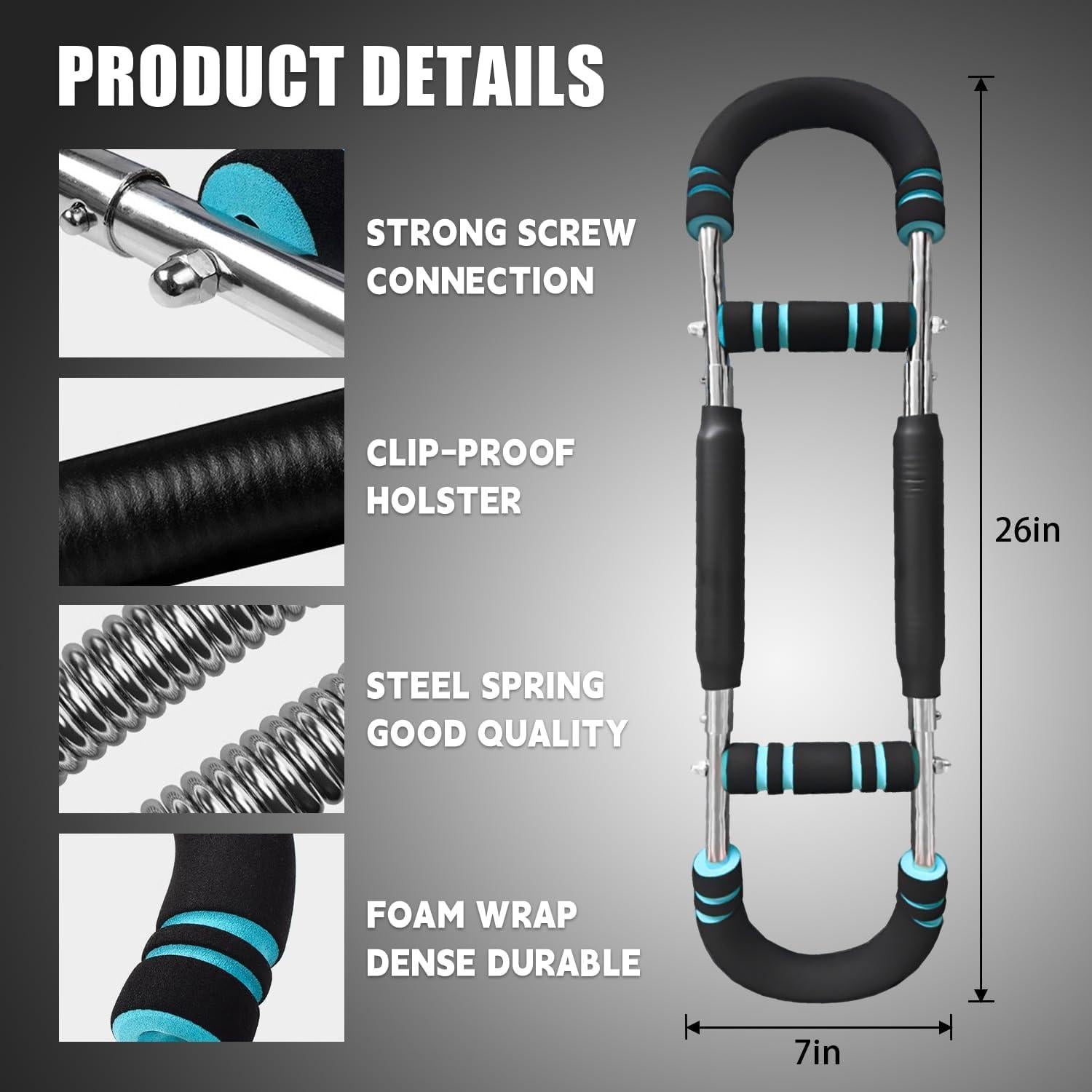 Entrenador de Brazos Twister OFJRAP Ajustable 40-100lb (18-45kg)