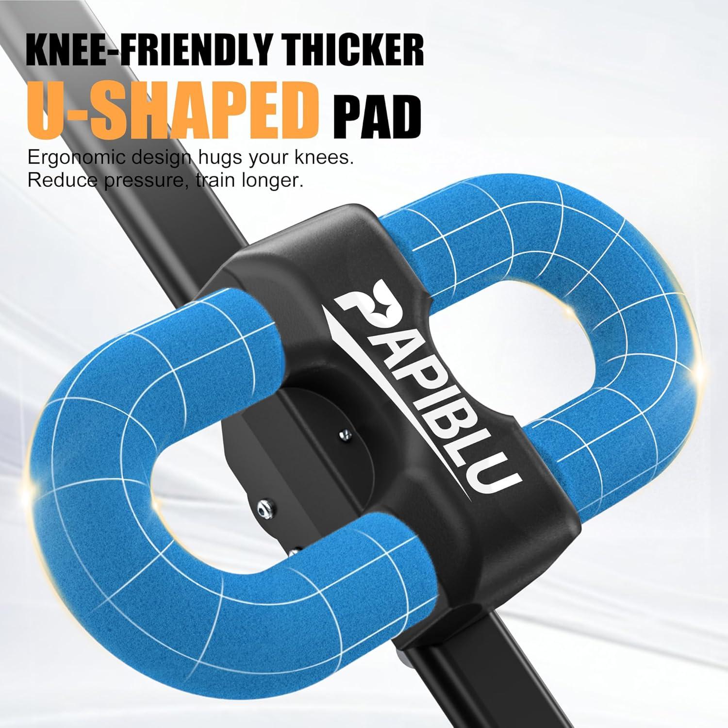 Entrenador Abdominal Ajustable PAPIBLU - Equipo Plegable para Ejercicio