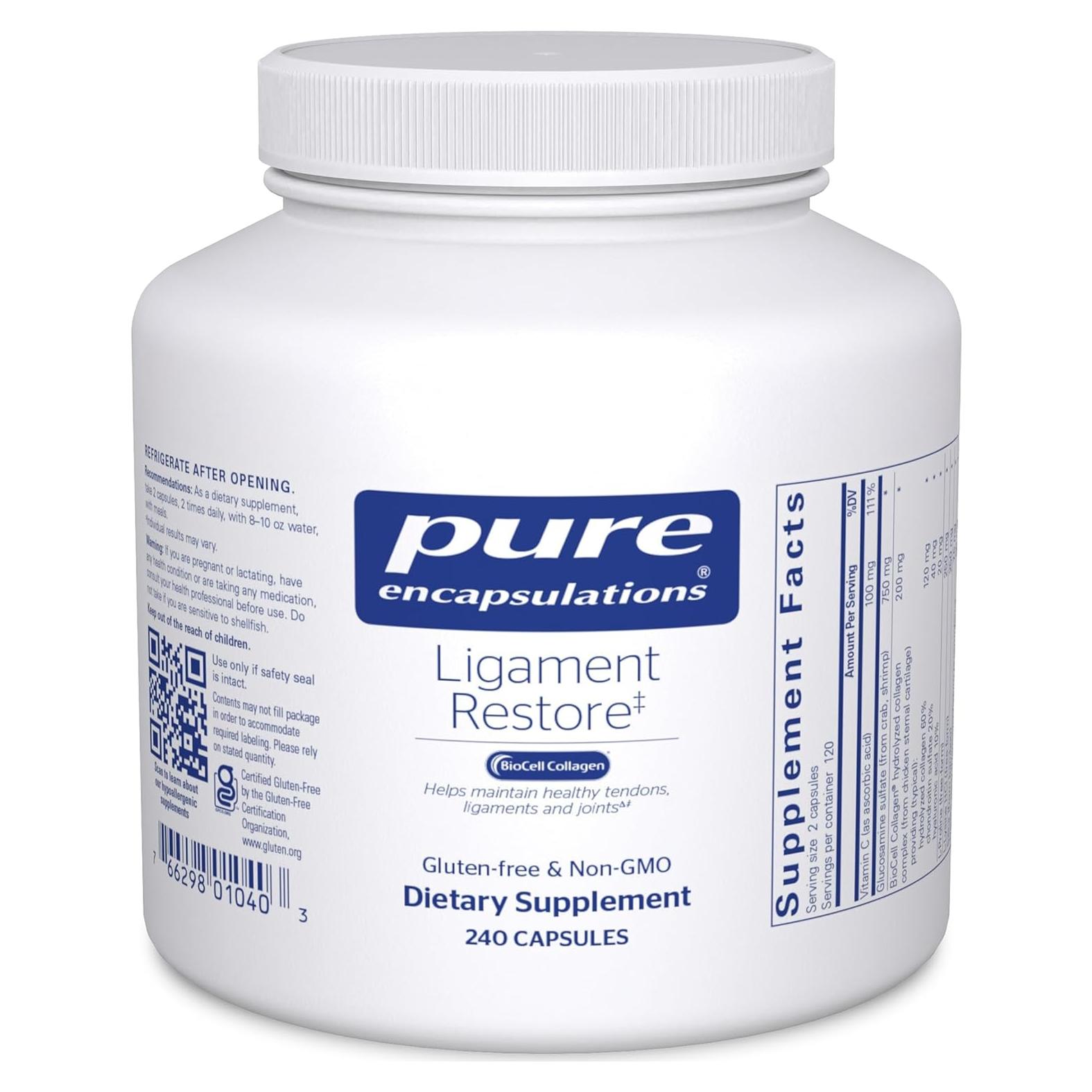 Suplemento Dietético Pure Encapsulations 240 Cápsulas Salud Articular